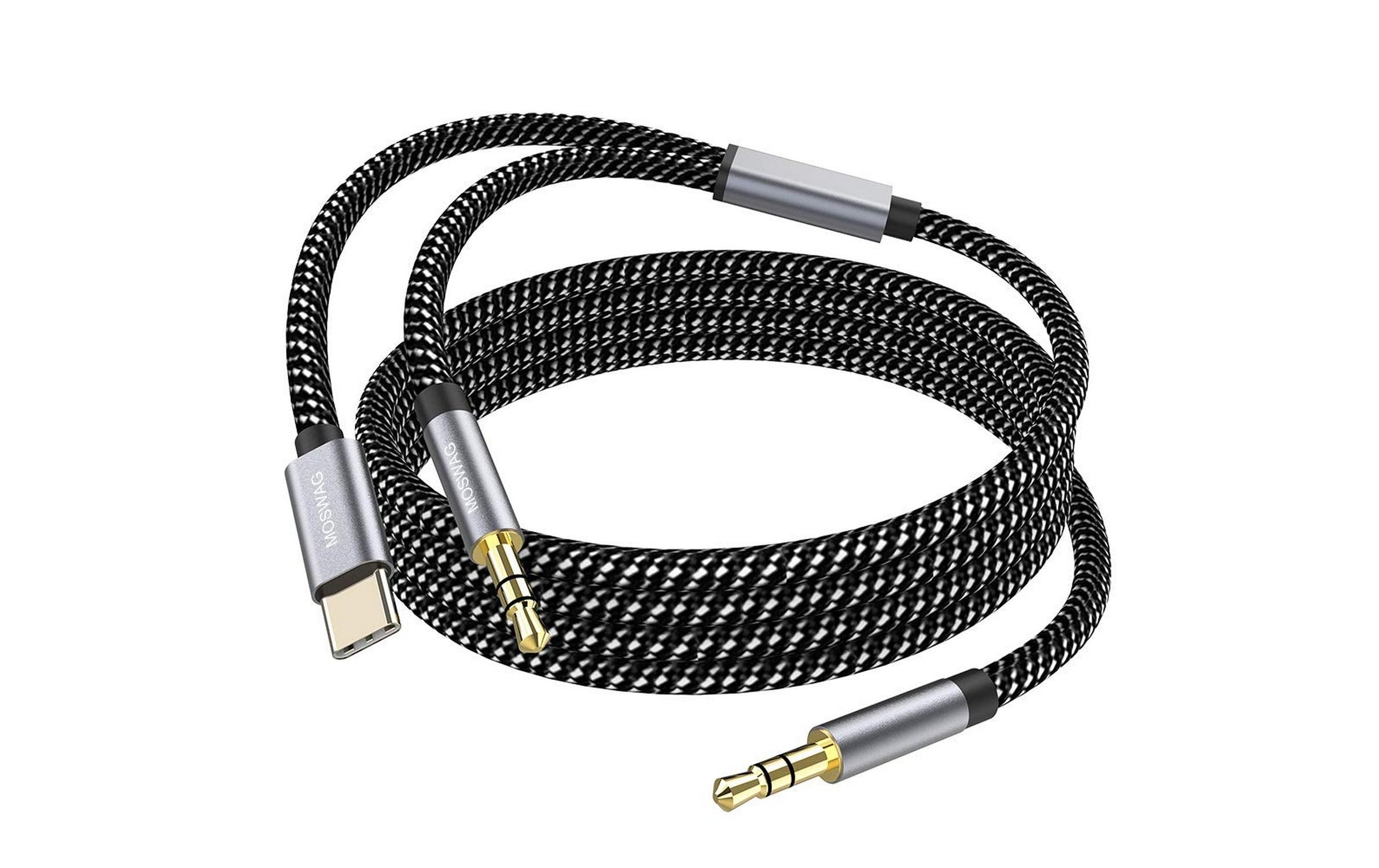 4smarts Audio-Kabel MatchCord 3.5 mm und USB-C – 3.5 mm