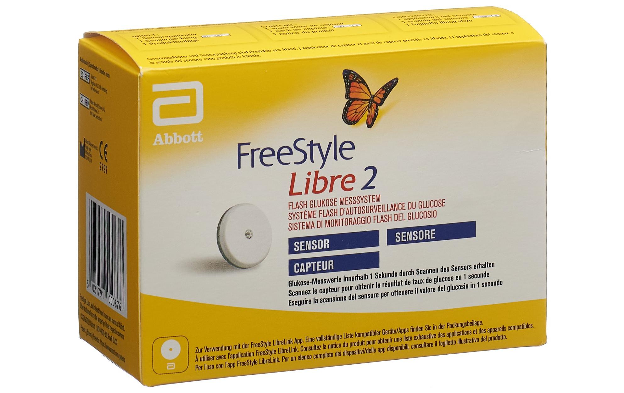 ABBOTT FREESTYLE Libre 2 Sensor 14 Tage