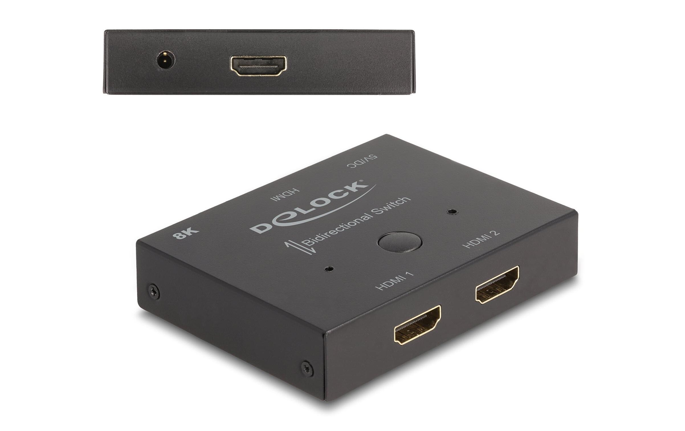 Delock Umschalter 2-1 8K 60 Hz HDMI