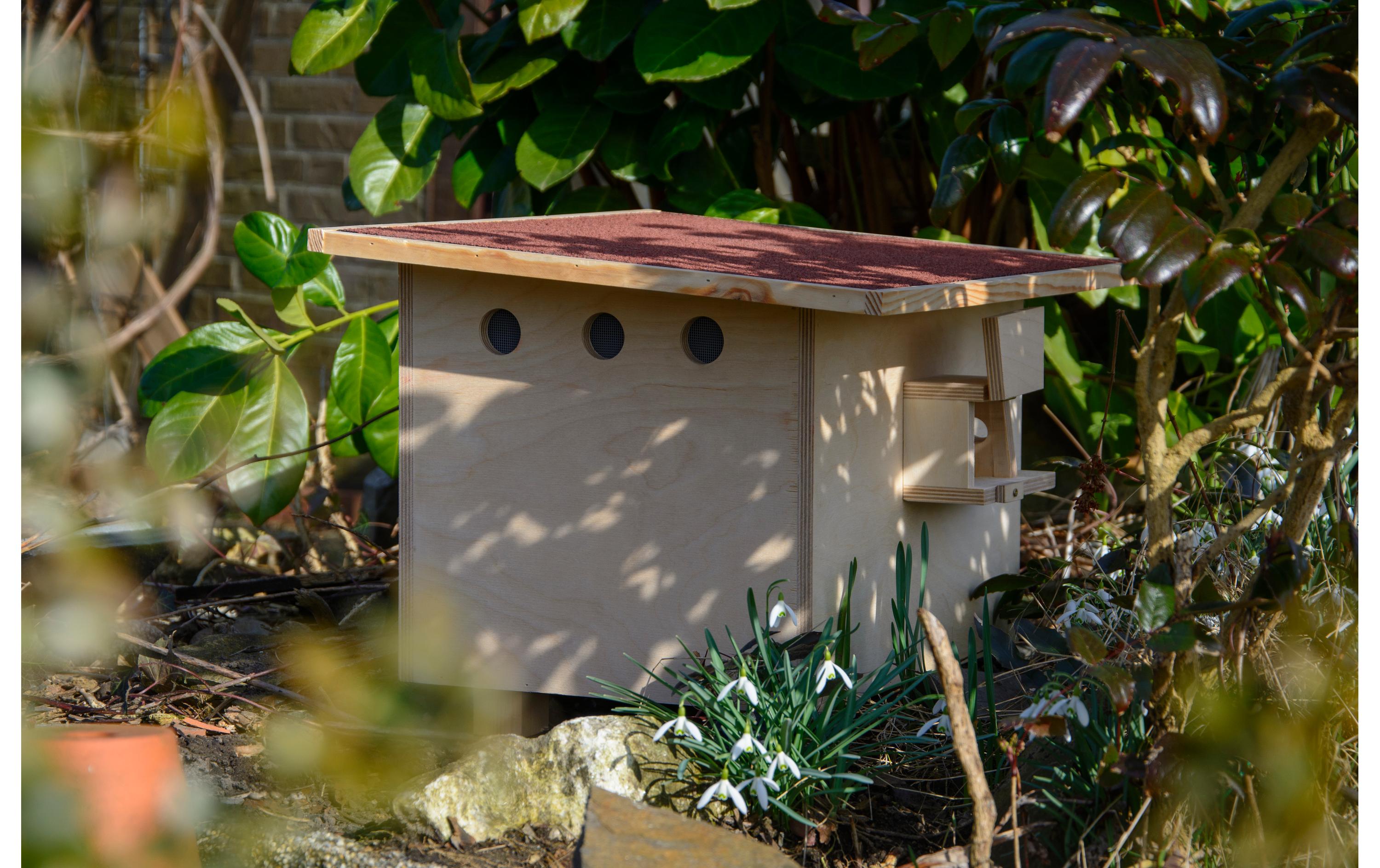 LUXUS-INSEKTENHOTELS Hummelnistkasten, 51 x 43 x 36 cm, Kiefer