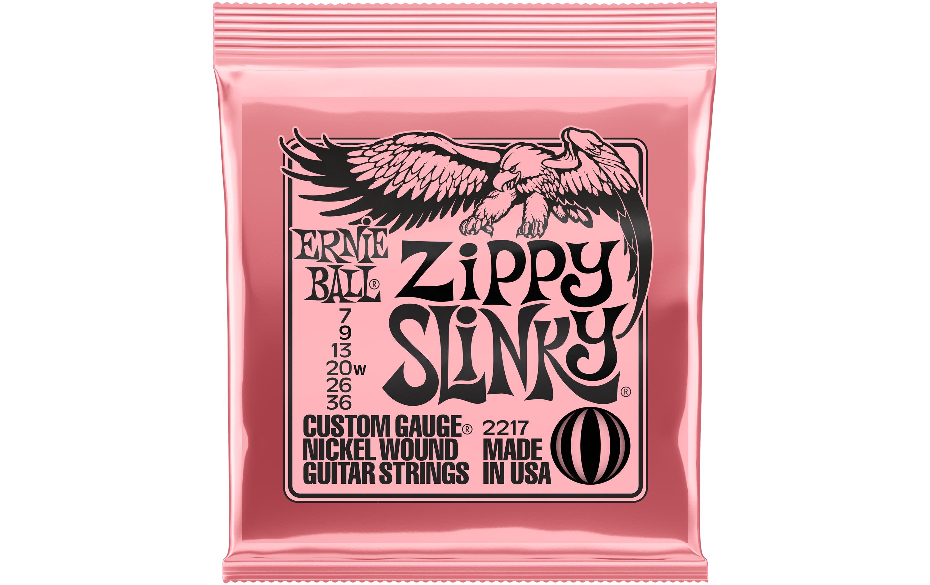 Ernie Ball Gitarrensaiten 2217 Slinky Nickel – Zippy 07-36