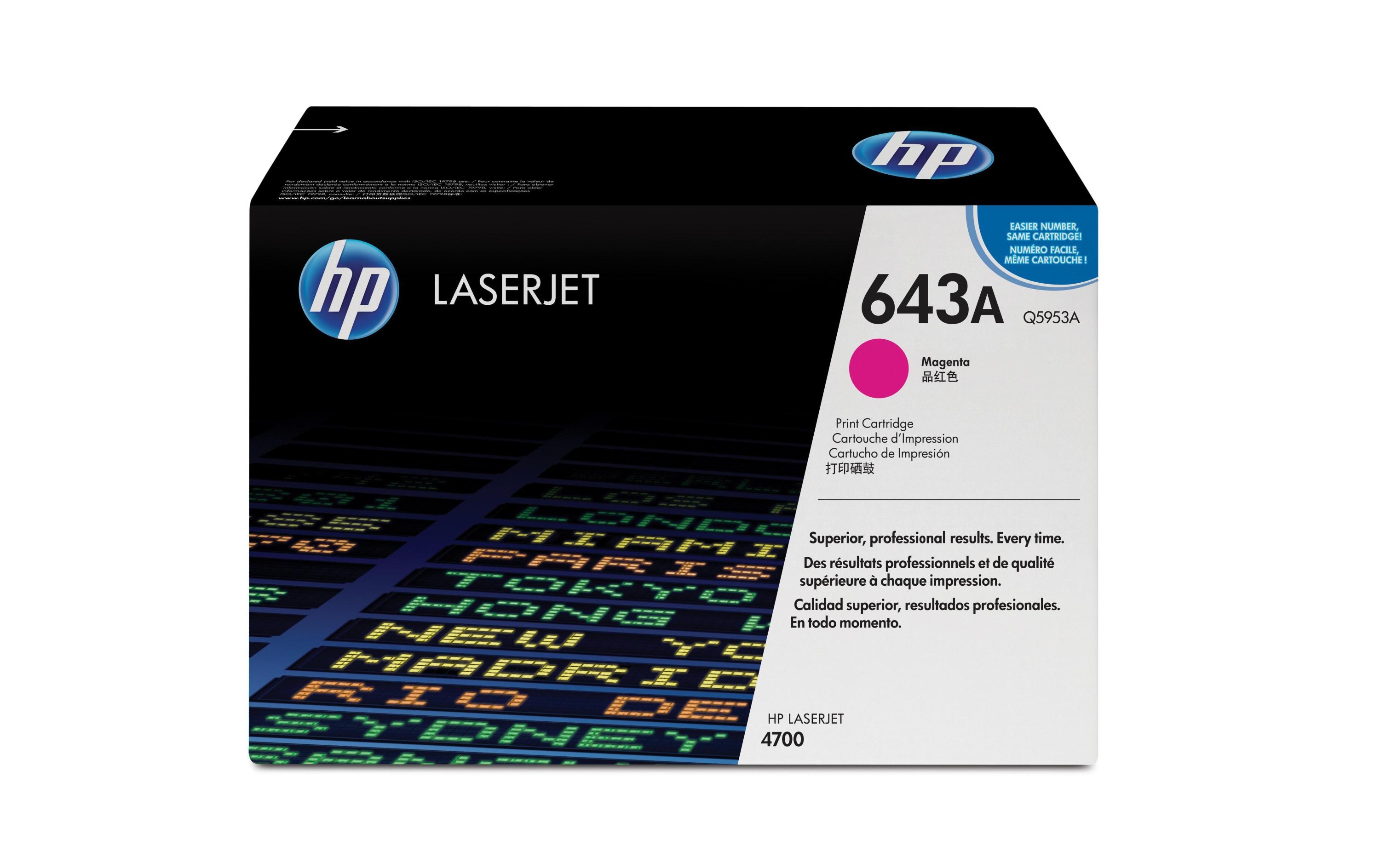 HP Toner Nr. 643A (Q5953A) Magenta