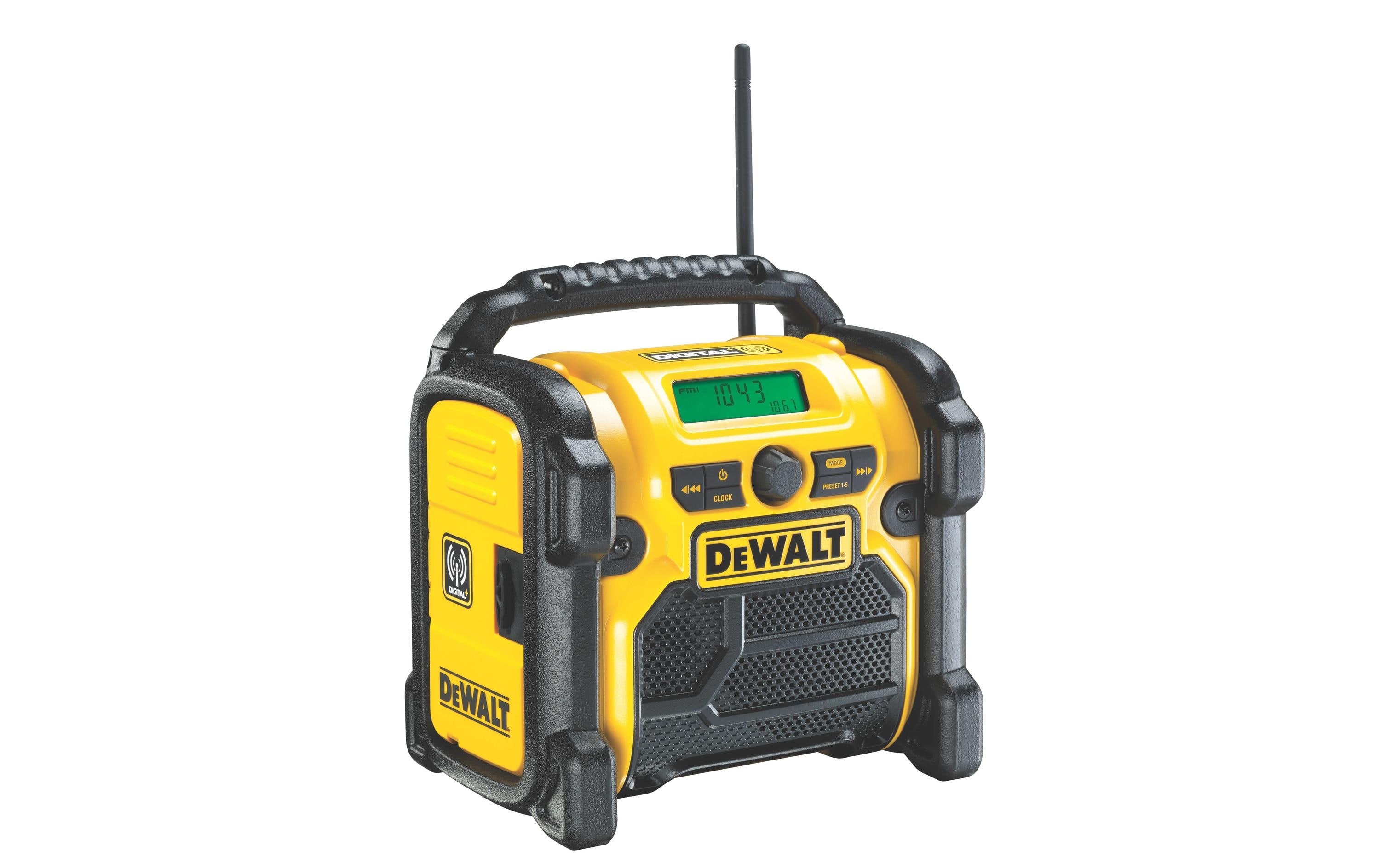 DeWalt Baustellenradio Akku- & Netzbetrieb DCR020 DAB+, Solo