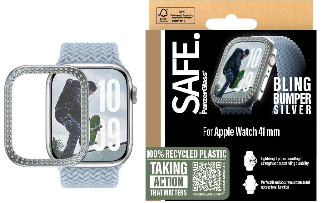 SAFE. Displayschutz Bling Bumper Silver 42 mm