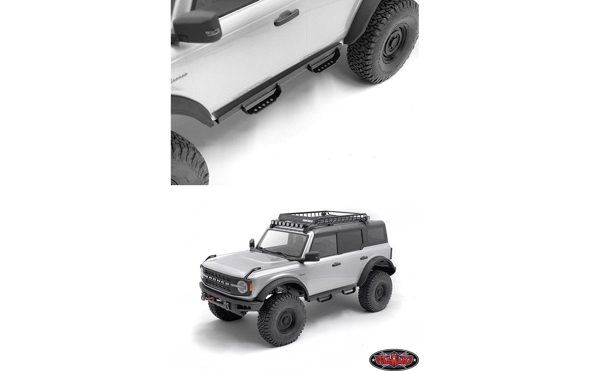 RC4WD Steel Ranch Seitenschieber TRX-4 21 Bronco, Schwarz, 2 Stück