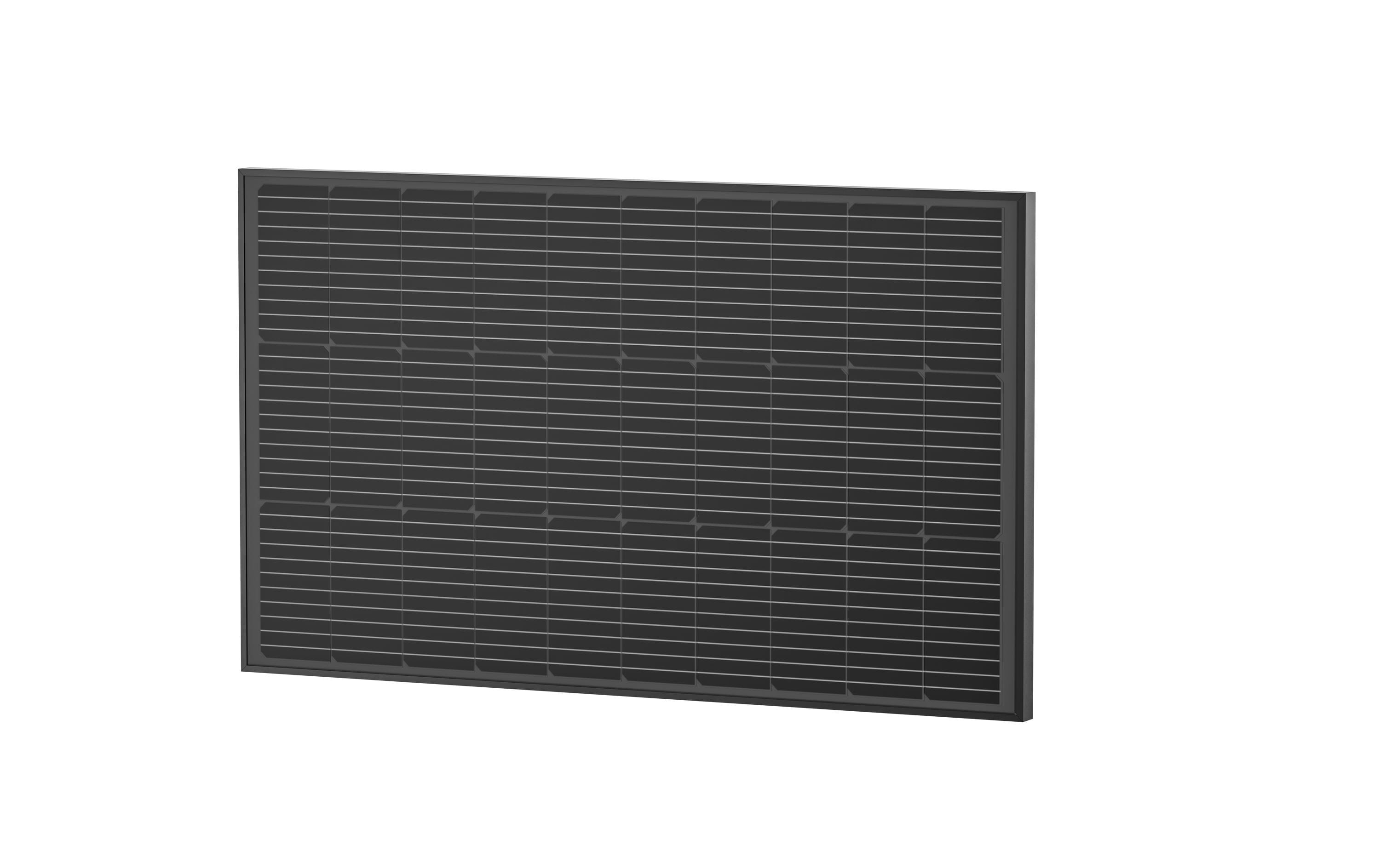 EcoFlow Solarpanel Monokristalin Modul, MC4, Rigid, 100 W, 2 Stück