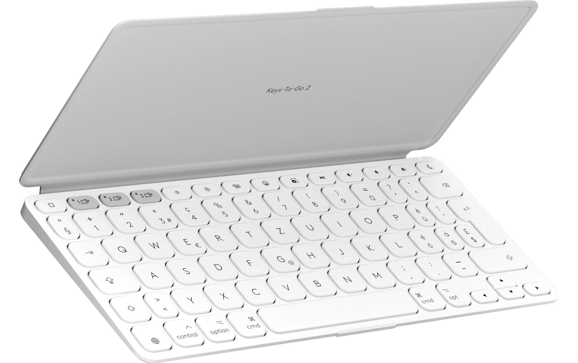 Logitech Tastatur Keys-To-Go 2 Pale grey