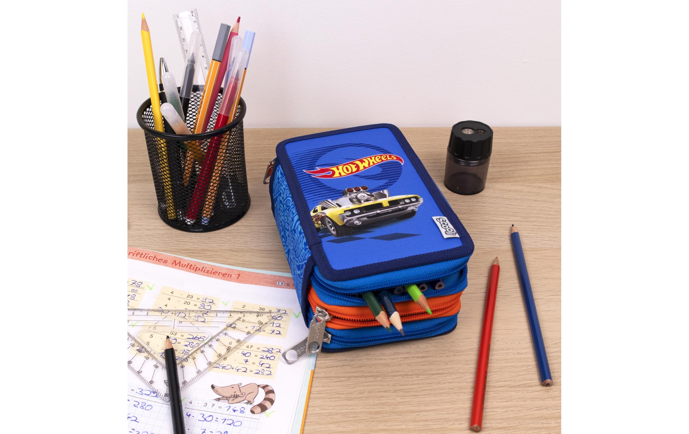 Scooli Etui Tripledecker Hot Wheels