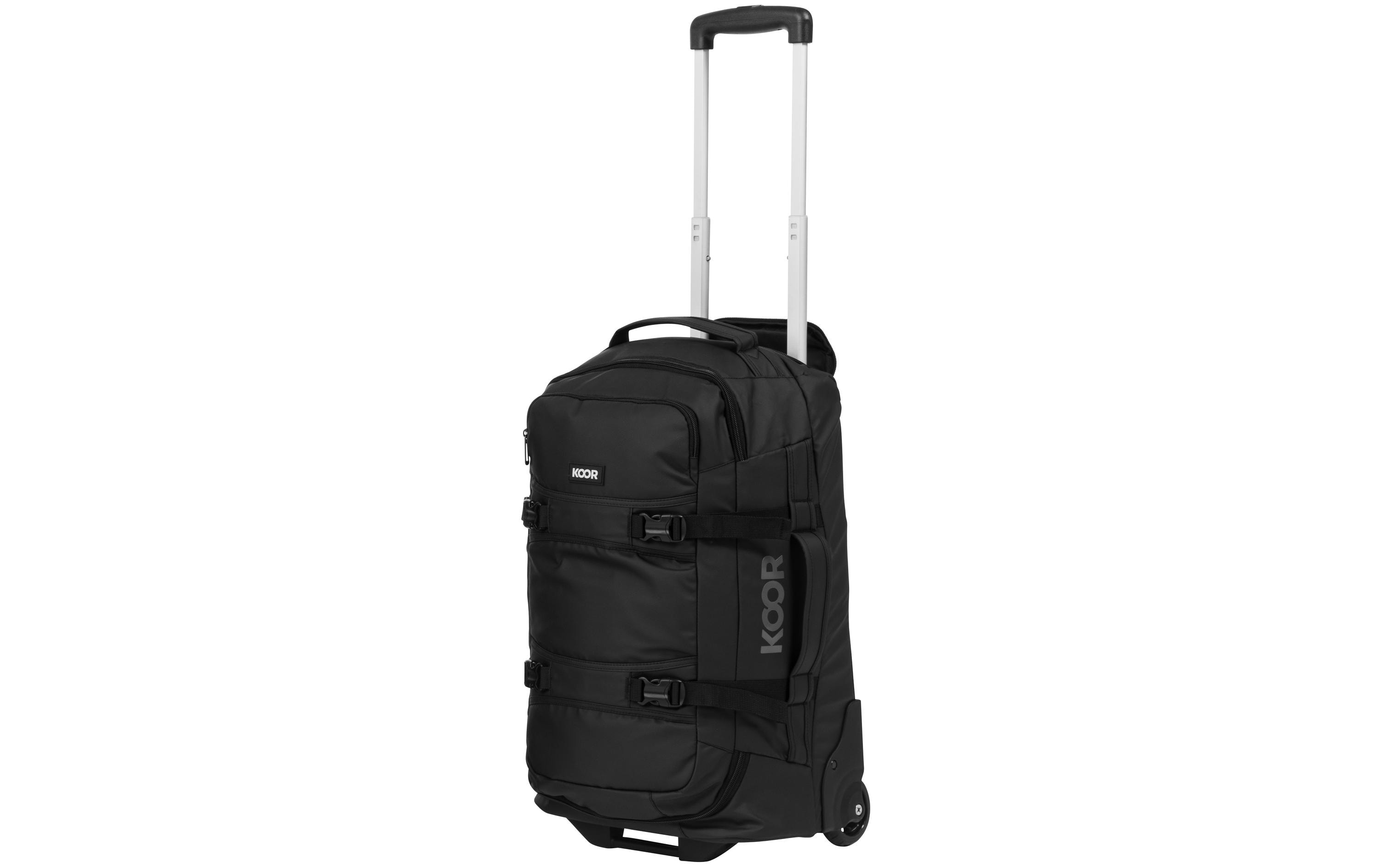 KOOR Reisekoffer Jiibs 50 L, Schwarz