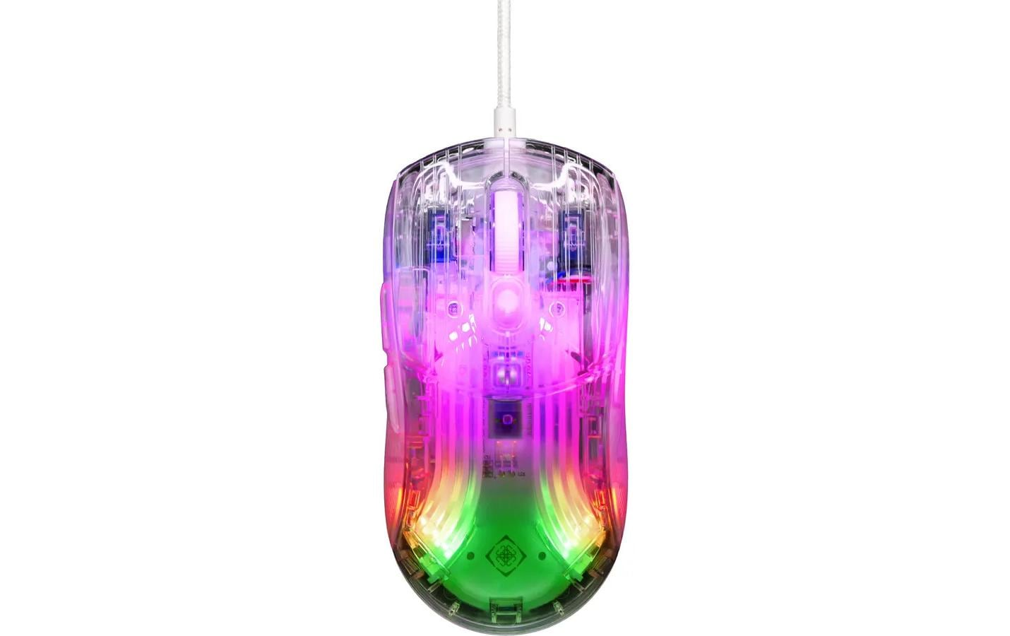 DELTACO Gaming-Maus DM330 RGB Transparent