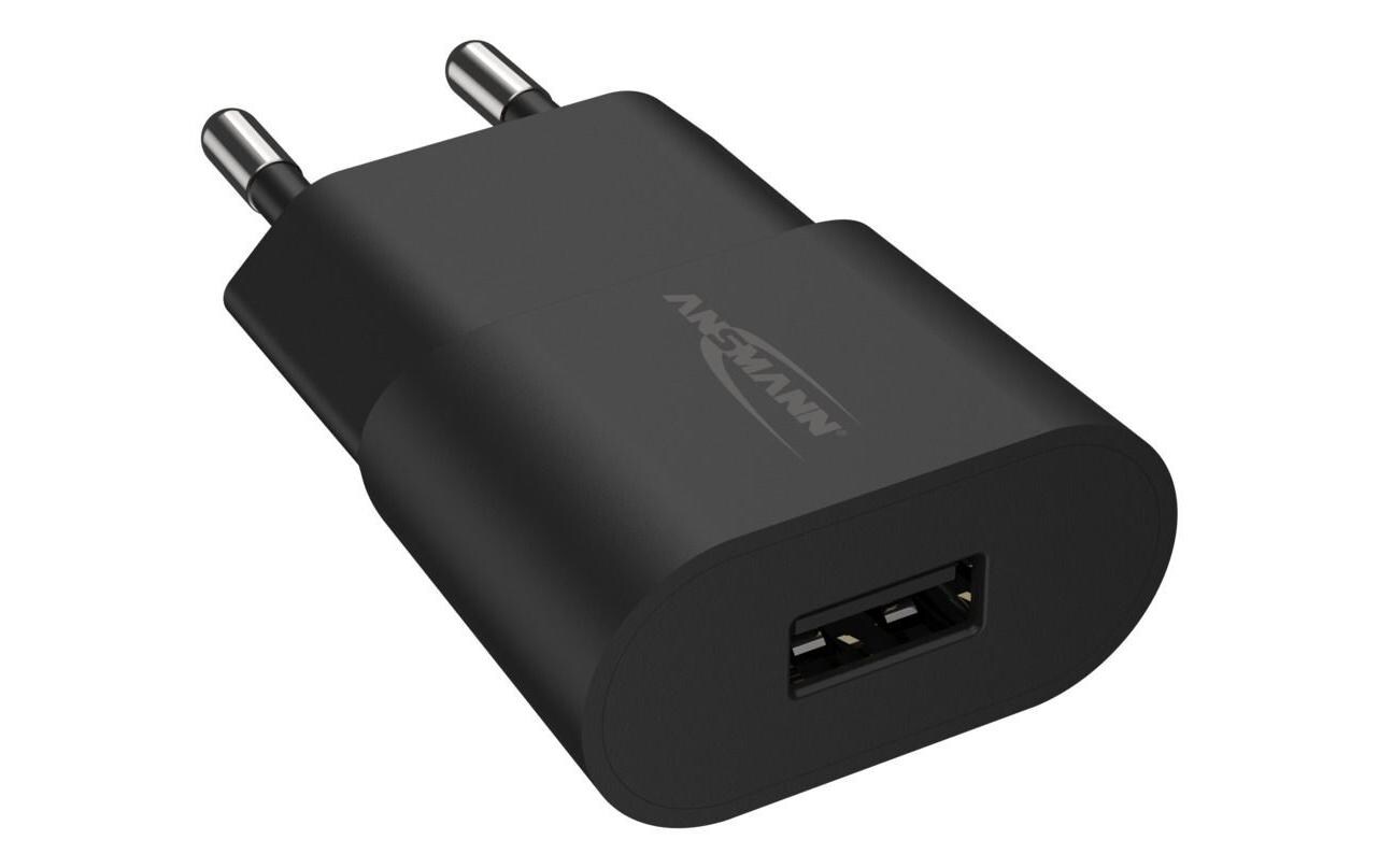 Ansmann USB-Wandladegerät Home Charger HC105 5W, 1x USB, Schwarz