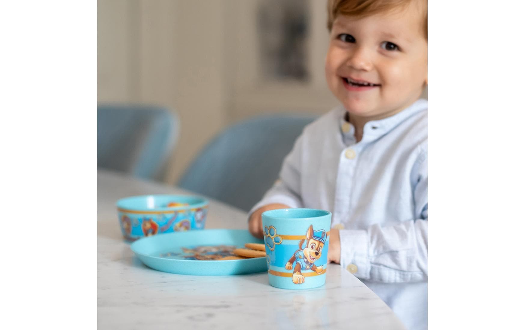 Koziol Kindergeschirrset Connect Paw Patrol, 3-teilig, Blau