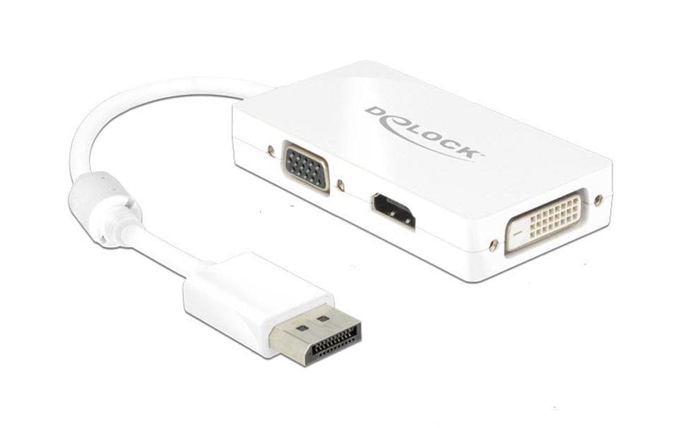 Delock Adapter DisplayPort - HDMI/VGA/DVI-D