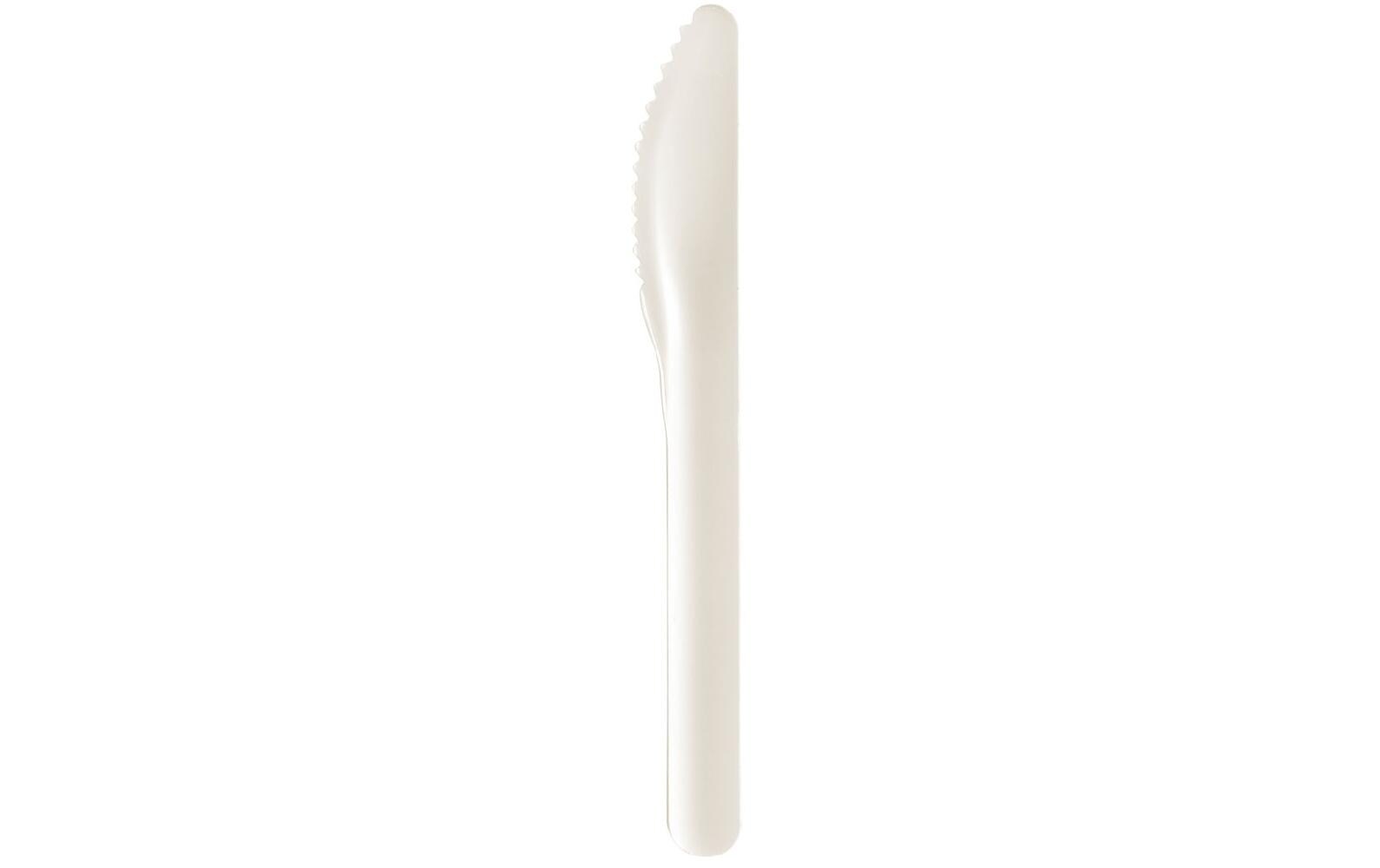 BioPak Einweg-Messer Pluma, 16.5 cm, Weiss, 100 Stück