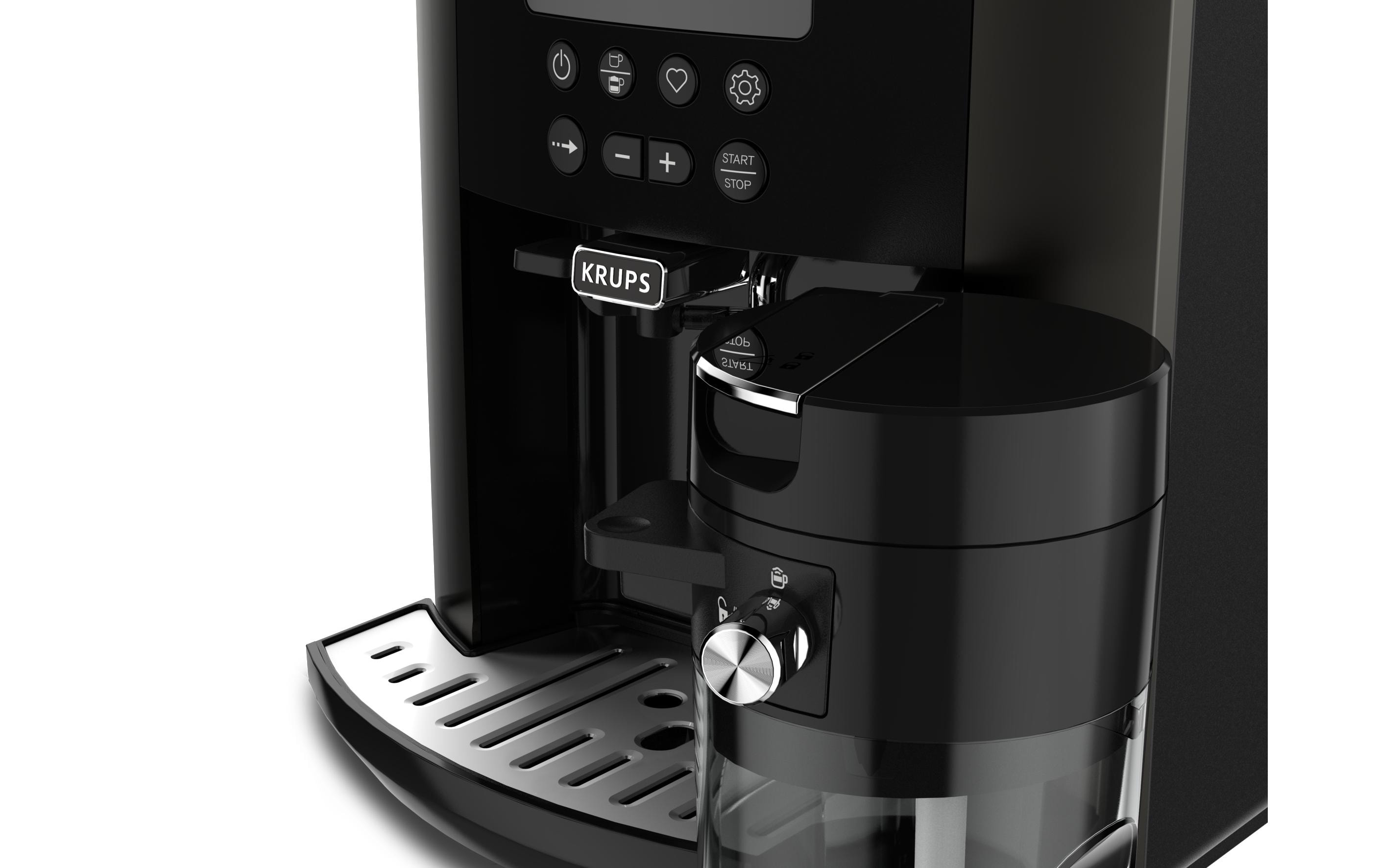 Krups Kaffeevollautomat ARABICA LATTE EA819 Schwarz