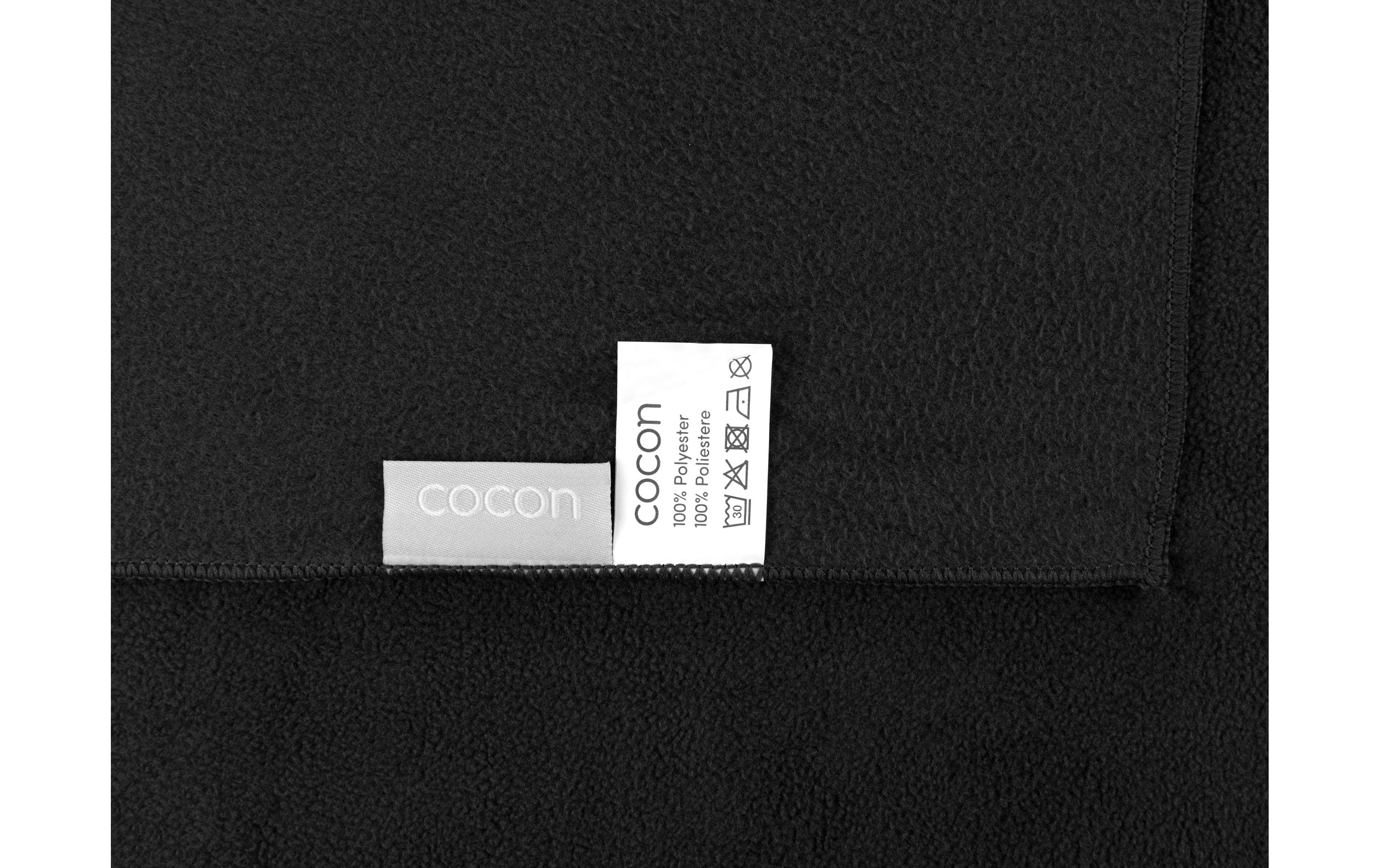 COCON Decke Fleece Polar 150 x 210 cm, Anthrazit