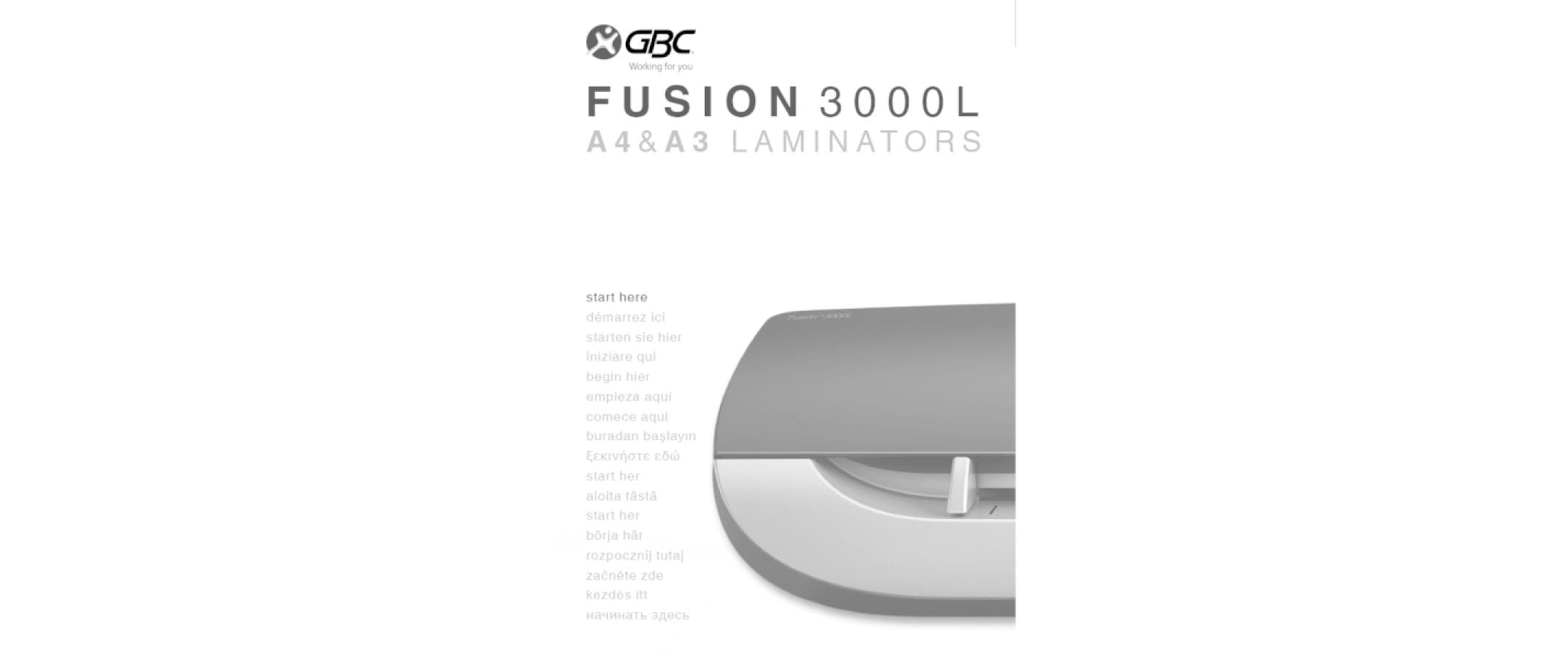 GBC Laminiergerät FusionTM 3000L A4 125 µm