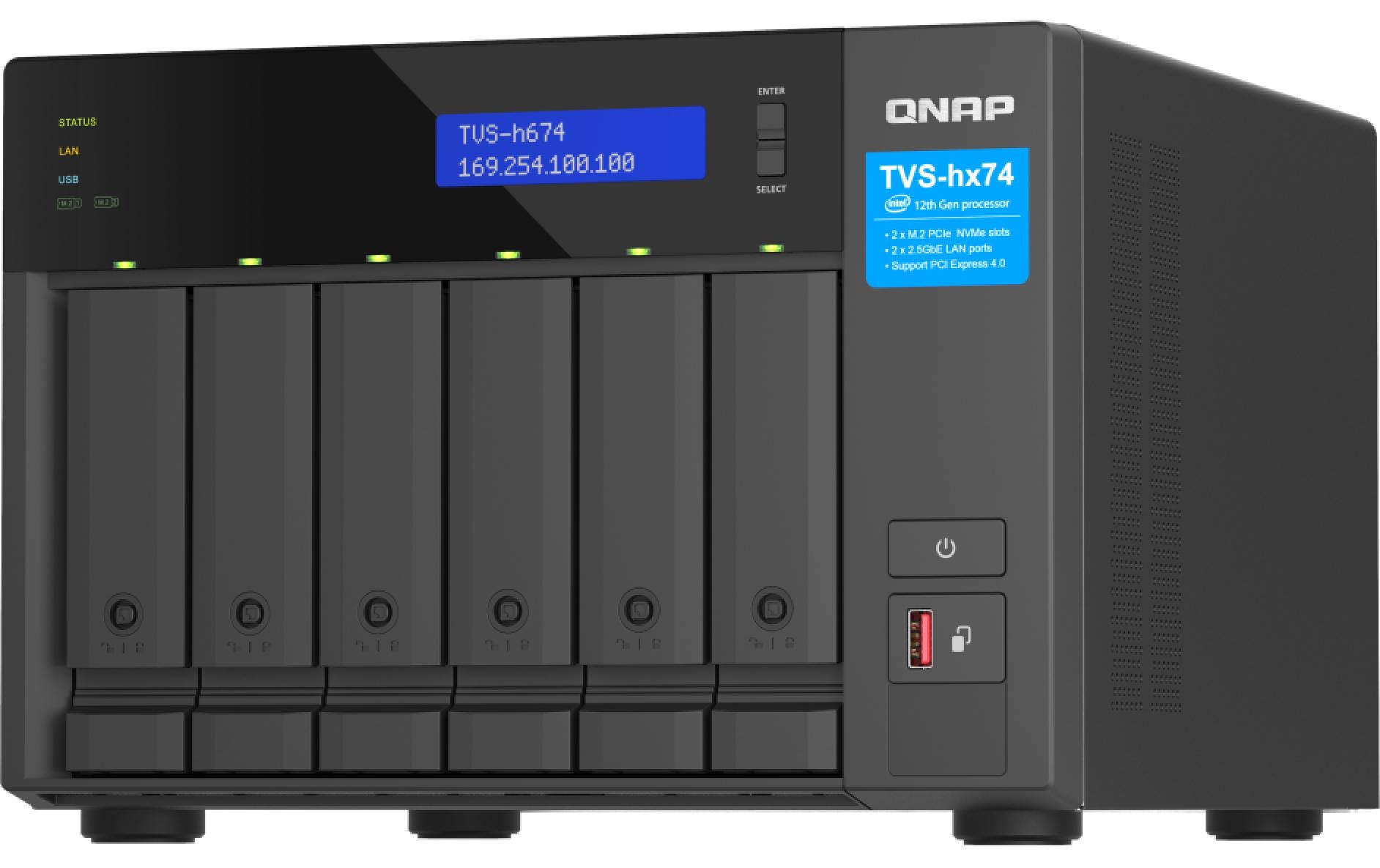 QNAP NAS TVS-h674-i5-32G 6-bay