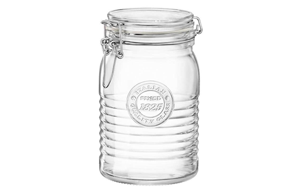 Bormioli Rocco Einmachglas Officina 1825 1000 ml, 6 Stück 