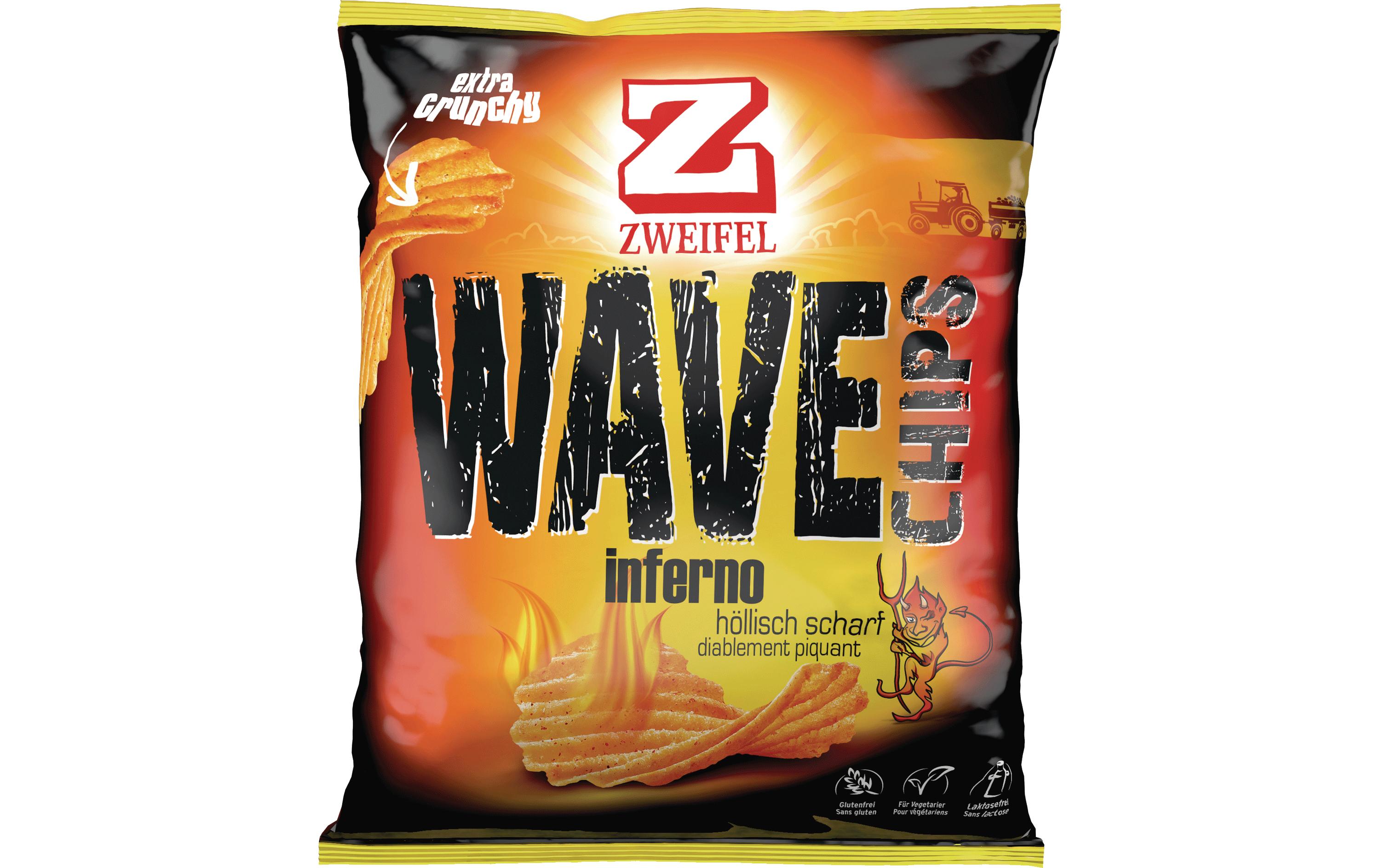 Zweifel Chips Wave Inferno 120 g