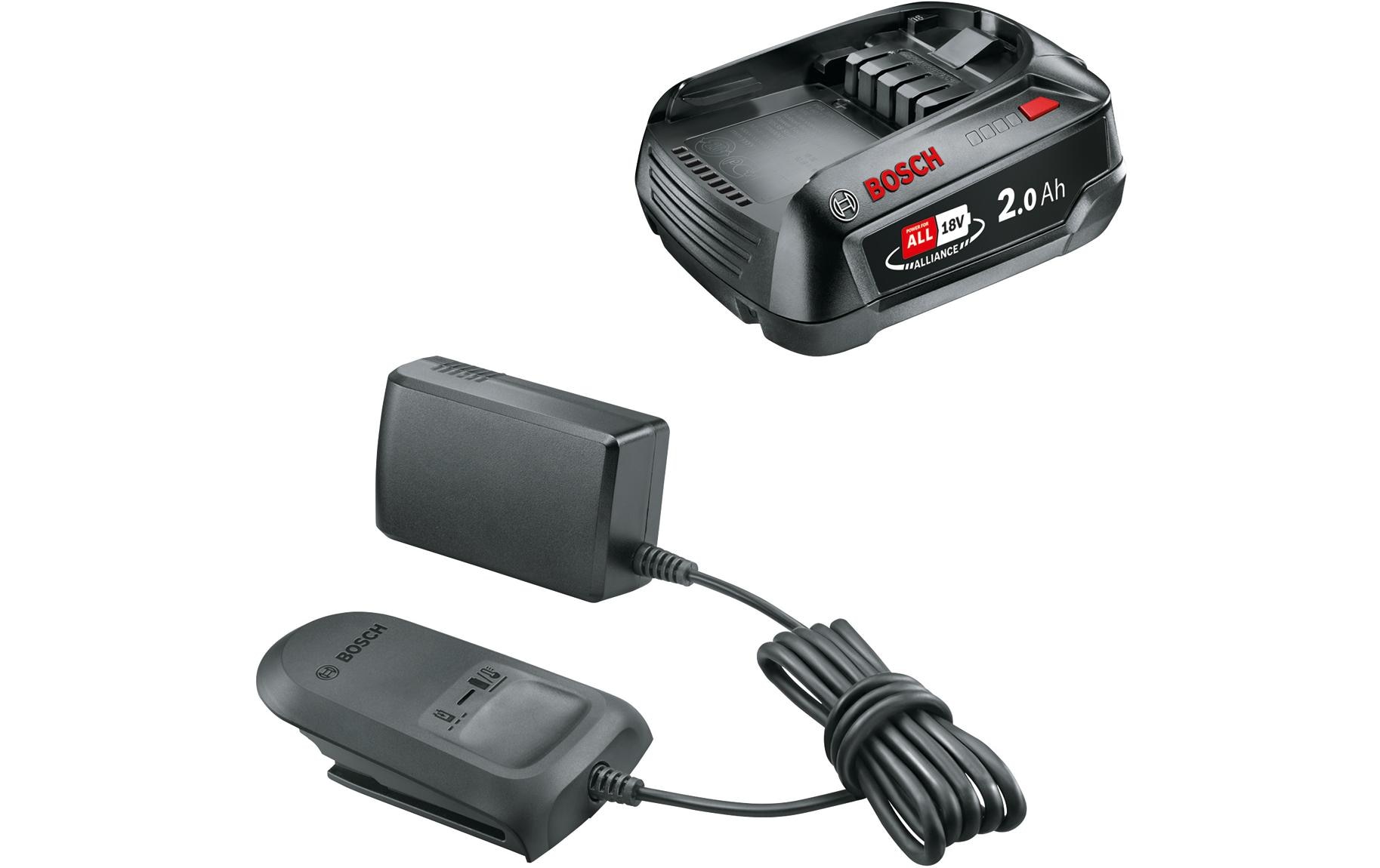 Bosch Akku Set 18 V, 2Ah+AL18 V-20