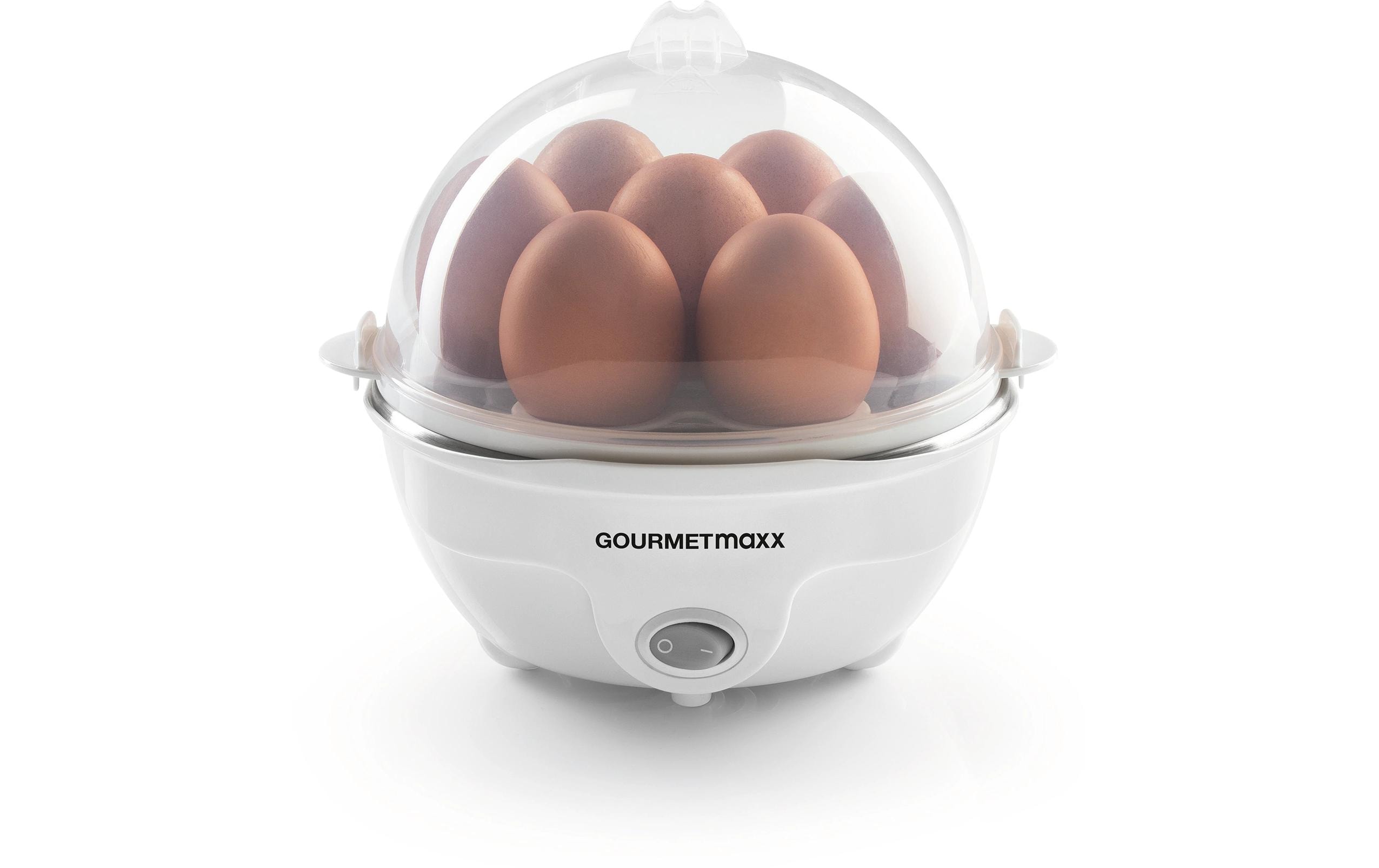 GOURMETmaxx Eierkocher 7 Eier, Weiss