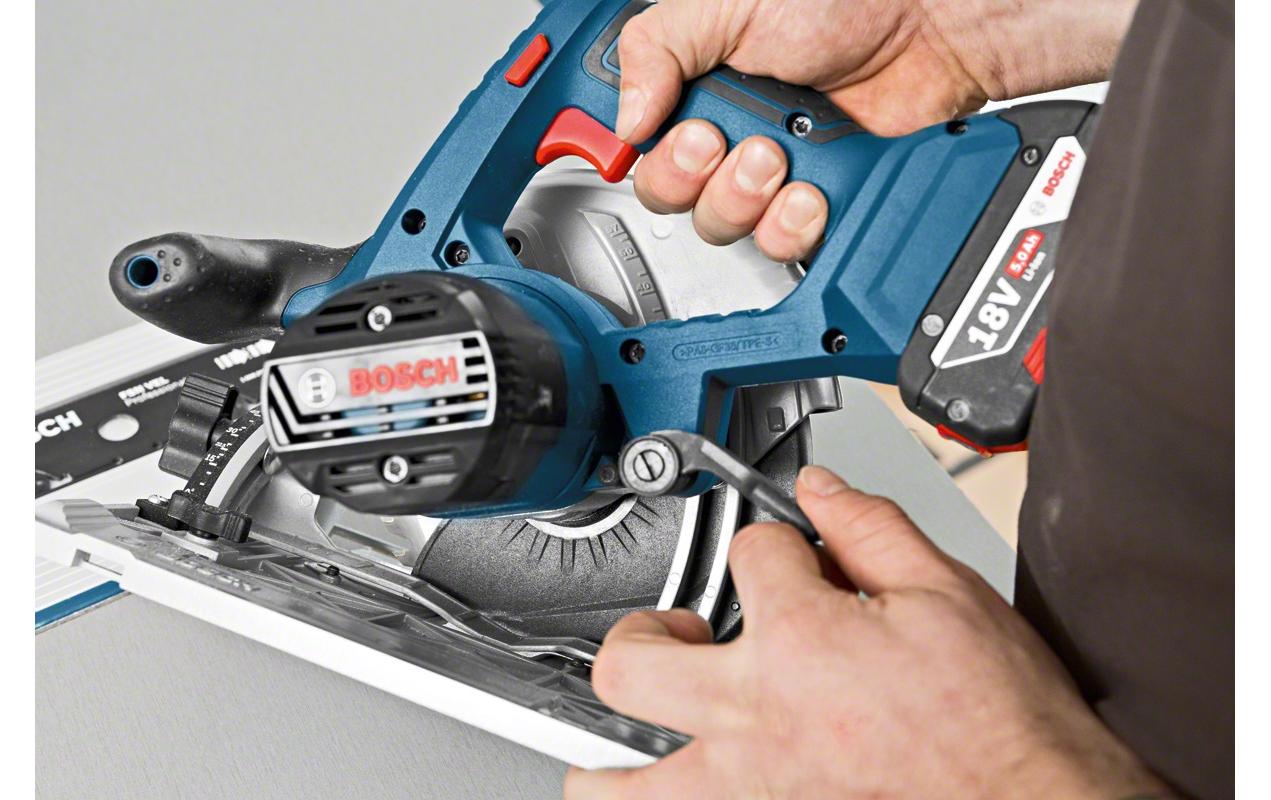 Bosch Professional Akku-Kreissäge GKS 18V-57 G L-Boxx Set