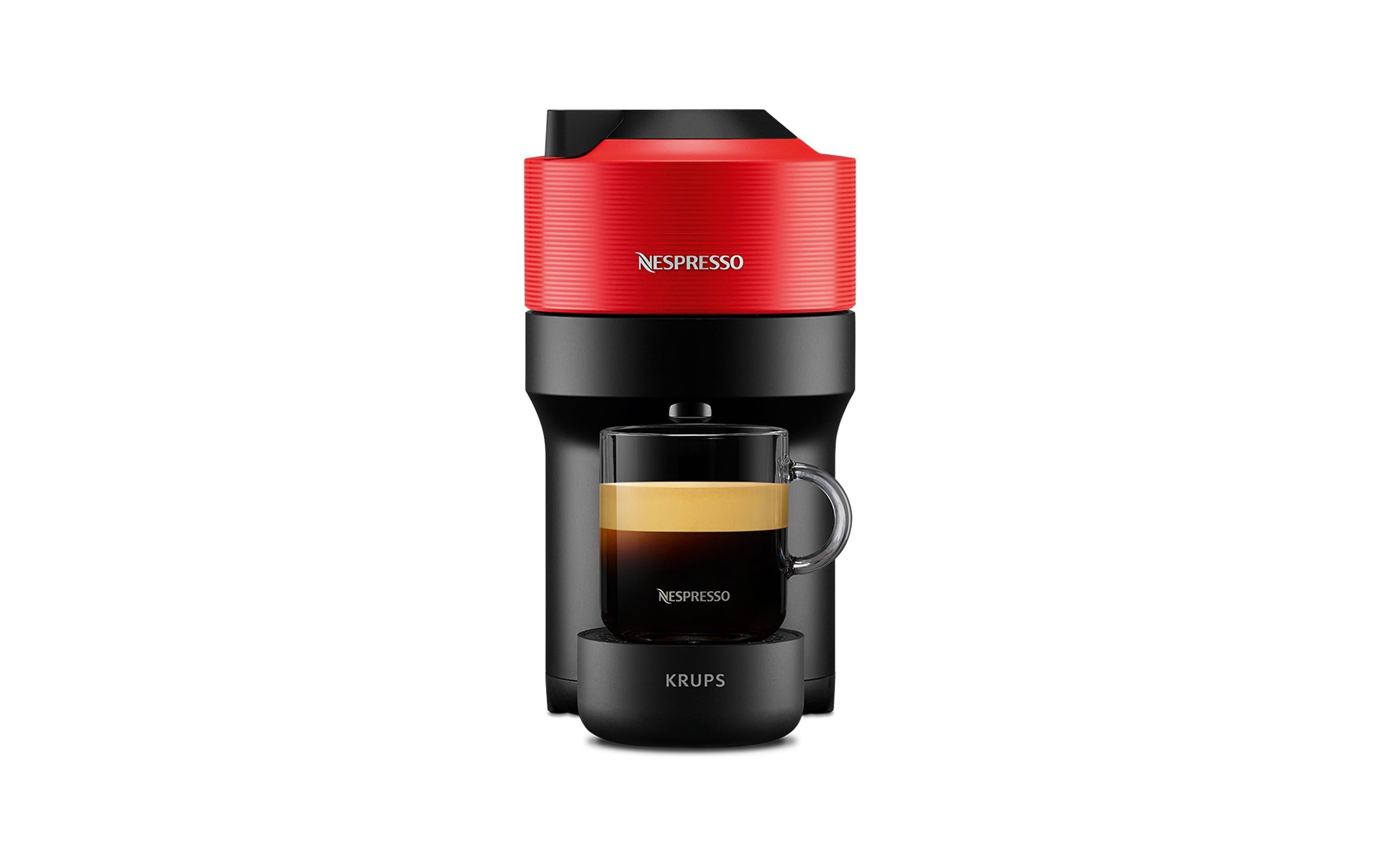 Krups Kaffeemaschine Nespresso Vertuo Pop XN9205 Spicy Red