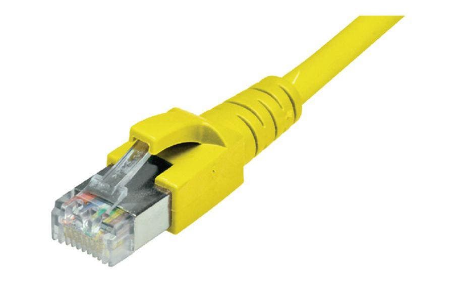 Dätwyler IT Infra Patchkabel RJ-45 - RJ-45, Cat 6A, S/FTP, 10 m, Gelb