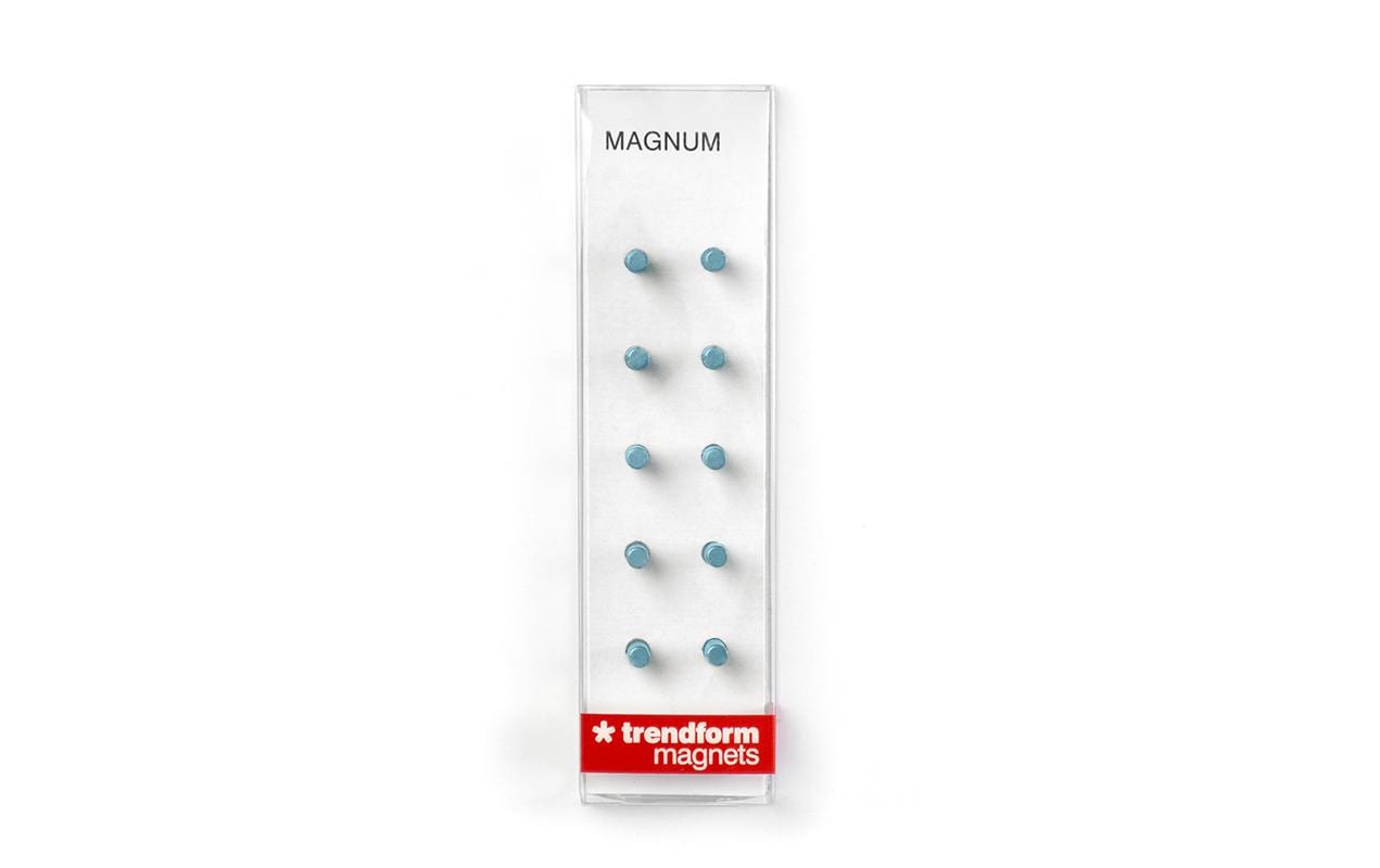 Trendform Haftmagnet Magnum 10er Set , Blau