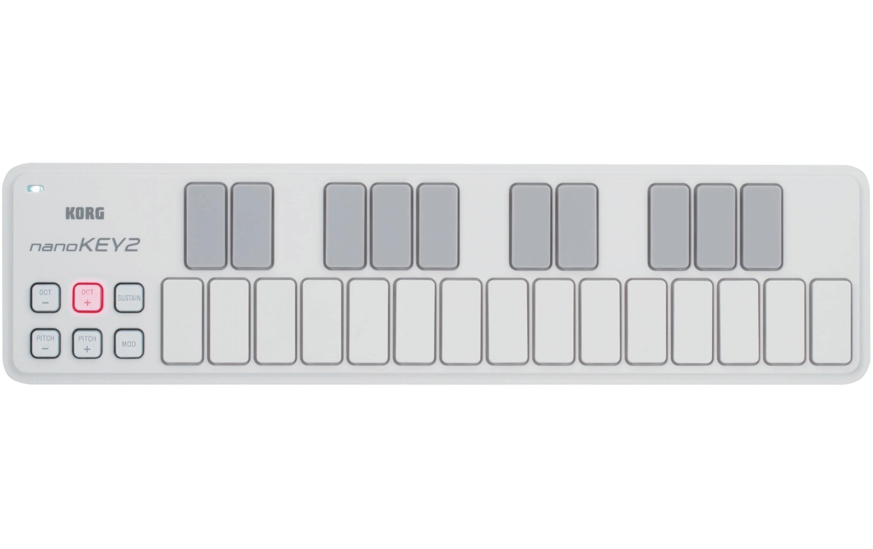 Korg Controller nanoKEY2 – 25 Tasten, Weiss