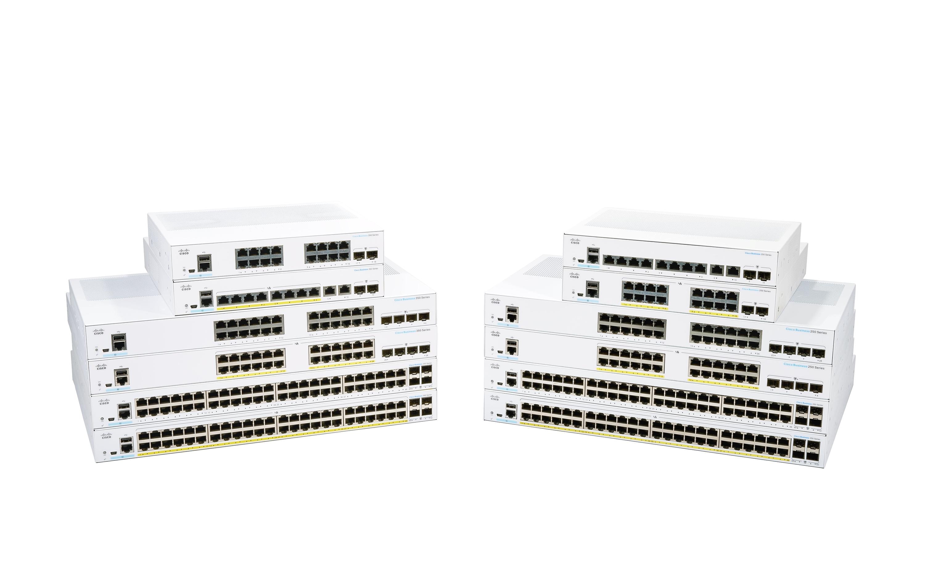 Cisco PoE+ Switch CBS350-8P-2G 10 Port