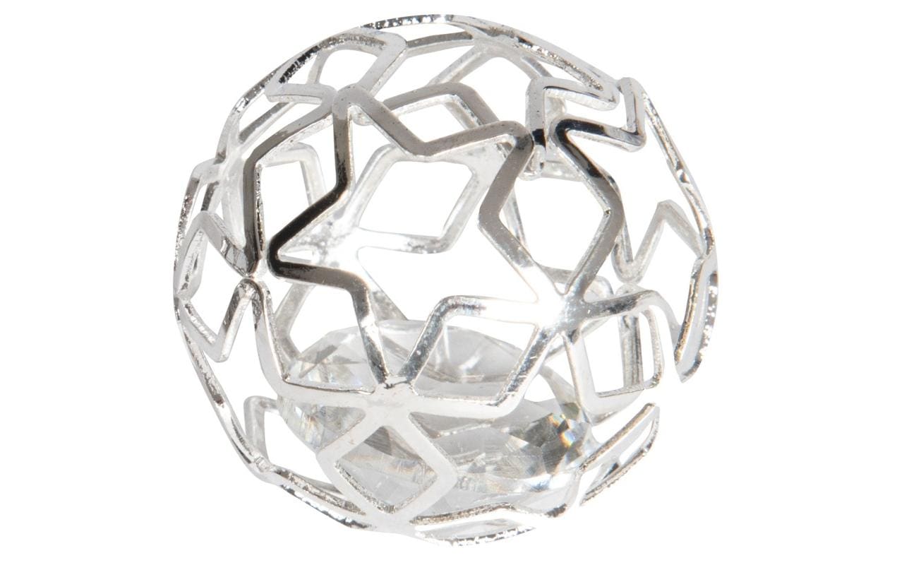 Ambiance Streudeko Ball Stern Silber