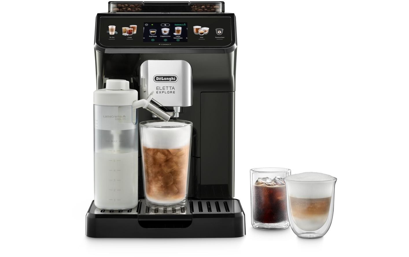 De'Longhi Kaffeevollautomat Eletta Explore ECAM450.65.G Schwarz