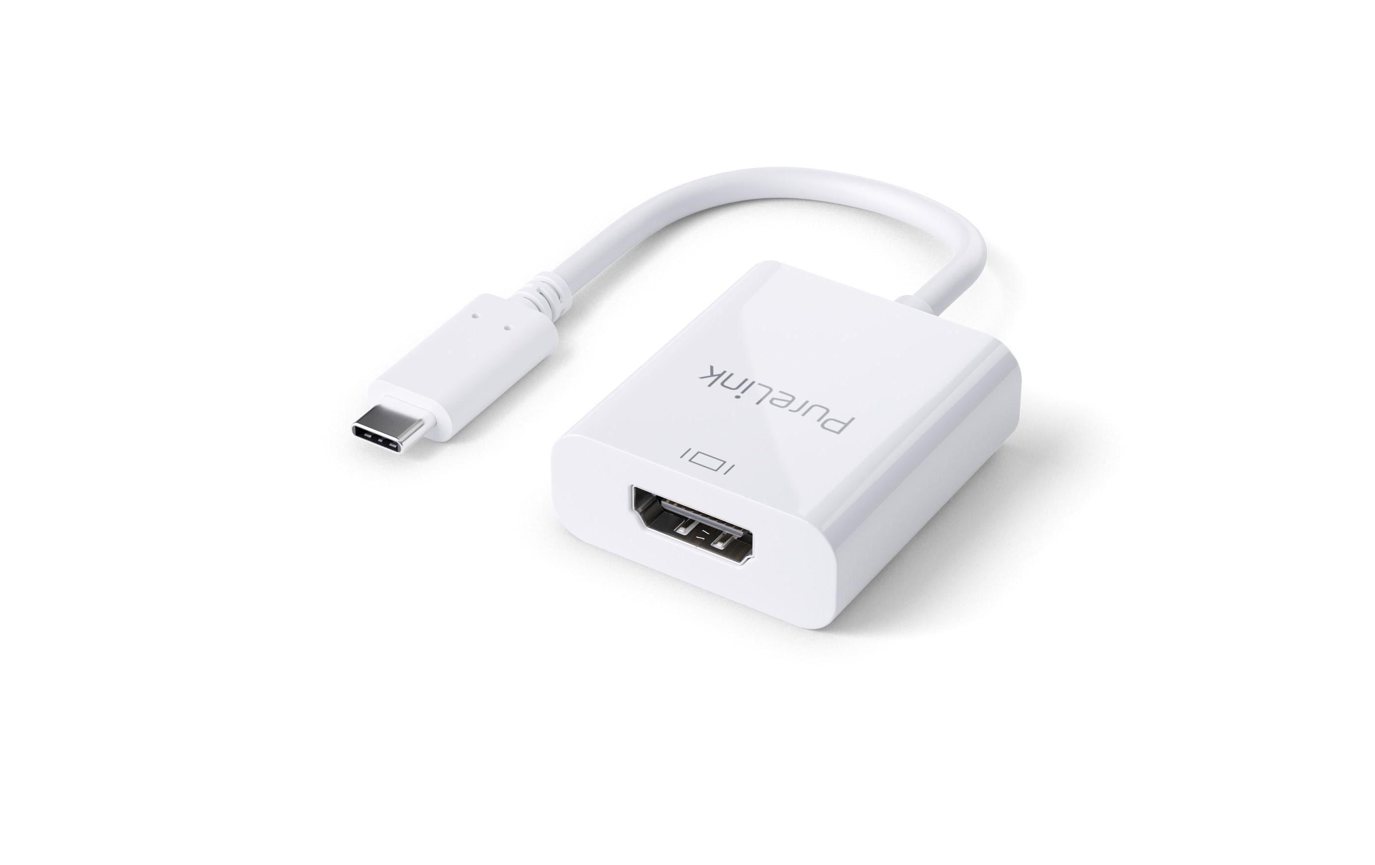 PureLink Adapter USB Type-C – HDMI 4K/60Hz, Weiss, Premium