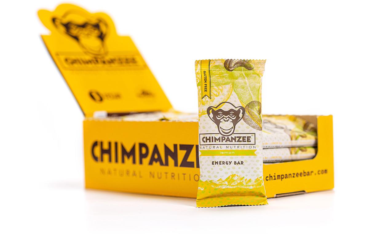 Chimpanzee Energy Bar, Box Zitrone, 20 x 55 g