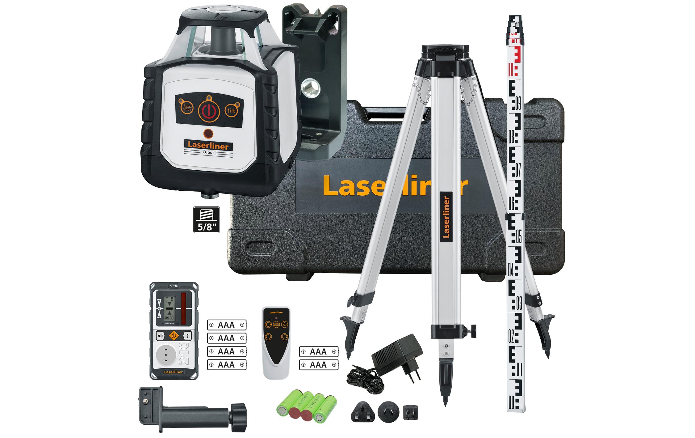 Laserliner Rotationslaser Cubus 210S Set 150 cm 200 m