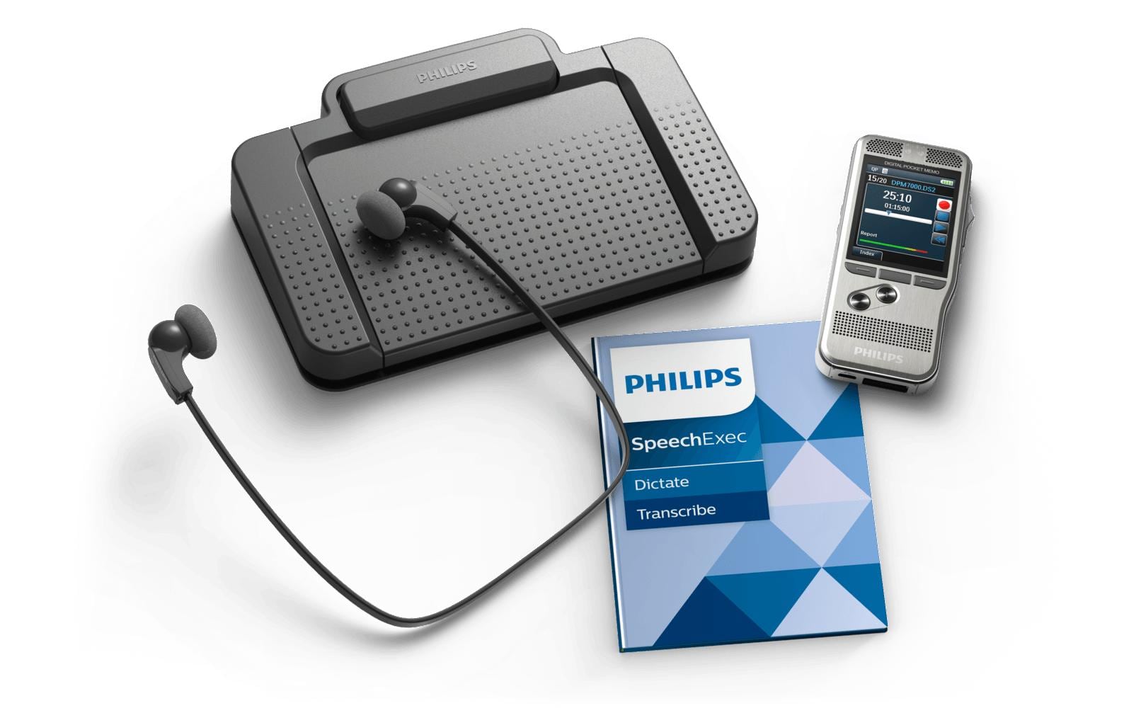 Philips Diktiergerät Starter Set DPM7700