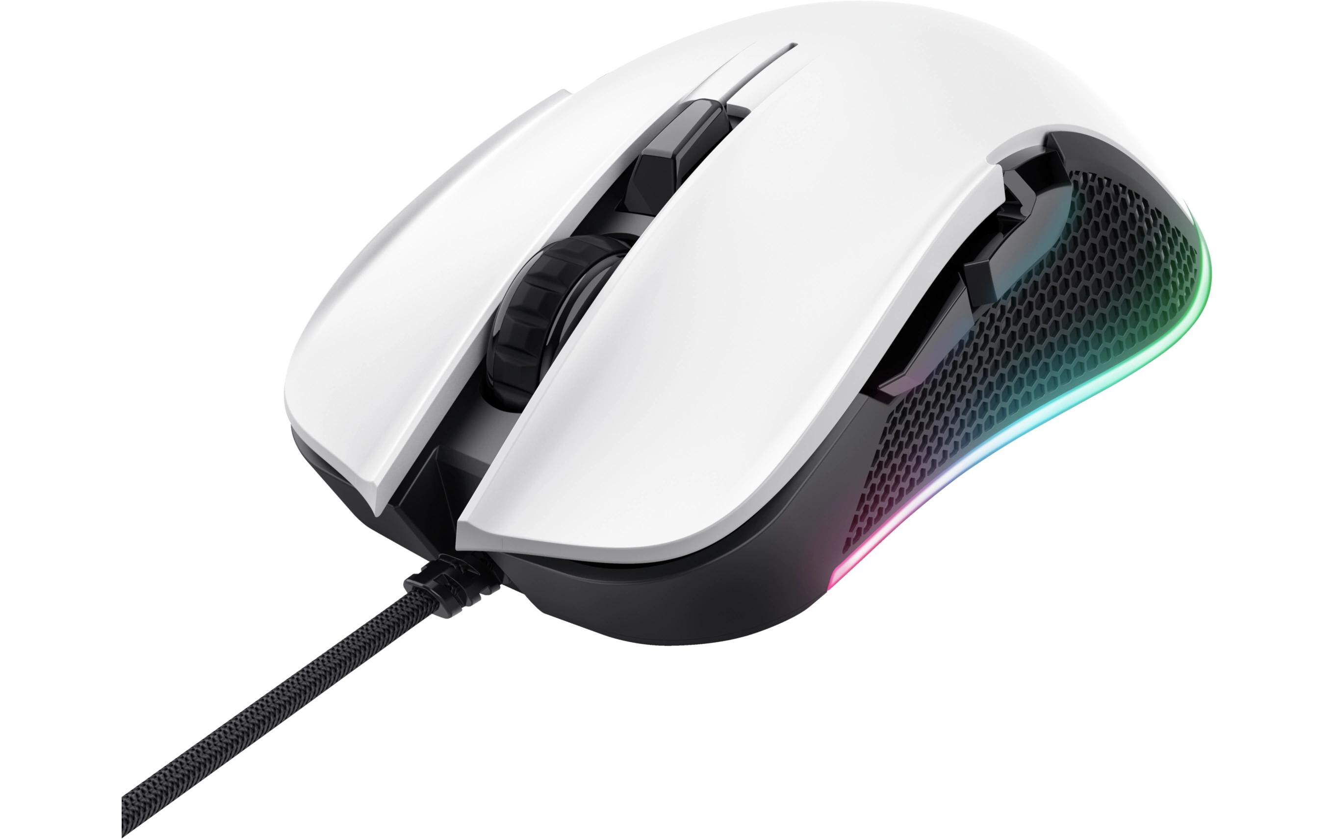 Trust Gaming-Maus GXT922 Ybar Weiss