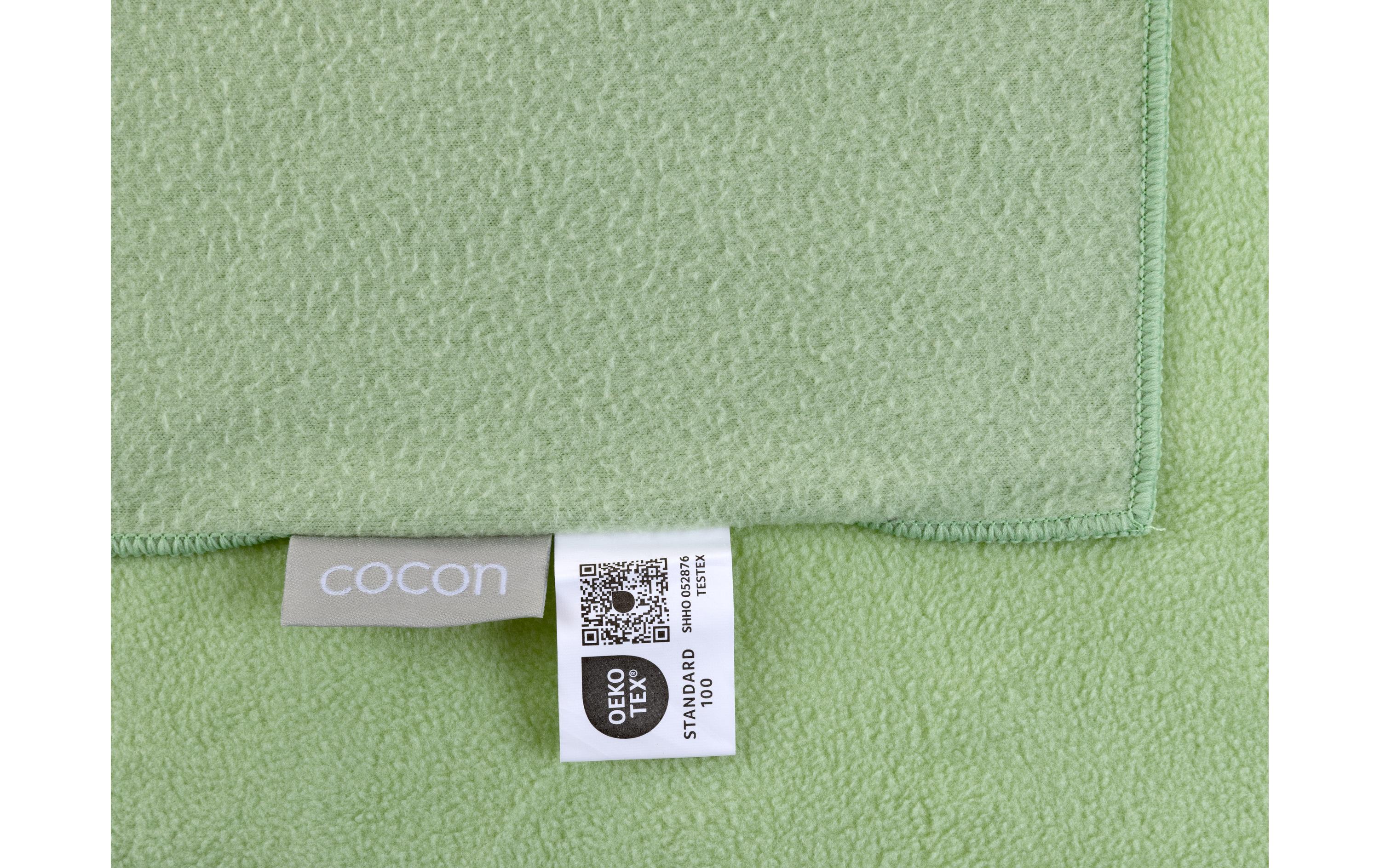 COCON Decke Fleece Polar 150 x 210 cm, Grün