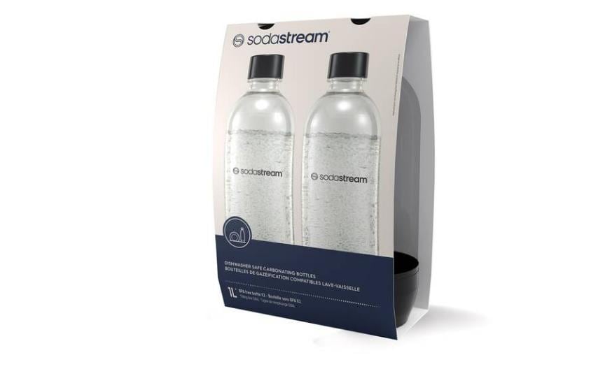 Sodastream Flasche Regular TP Black DWS, 2 Stück