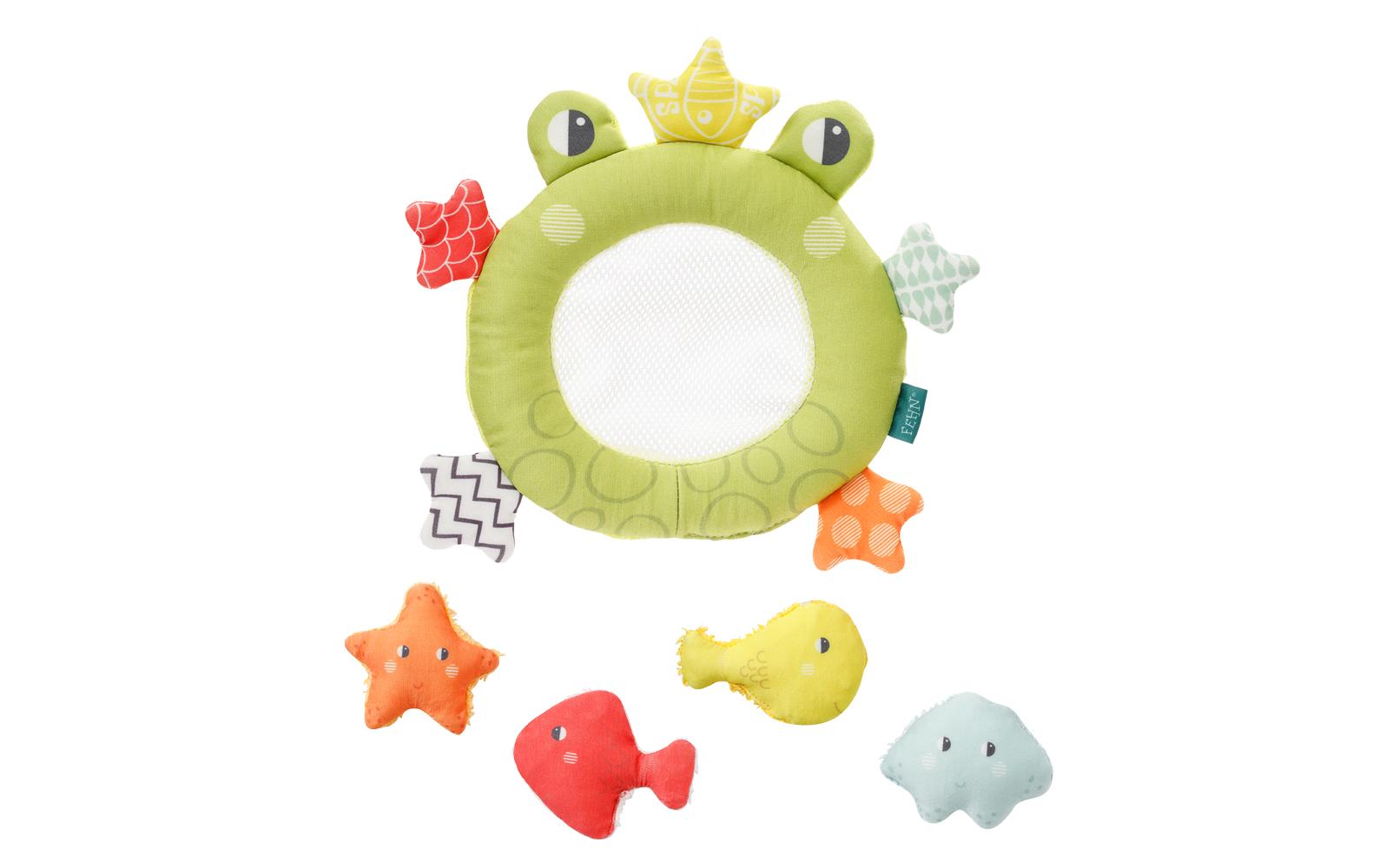 fehn Badespielzeug-Set Badekescher Frosch