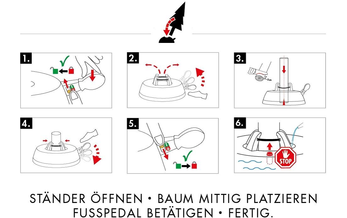 Krinner Weihnachtsbaumständer Comfort Grip S Ø 34 cm