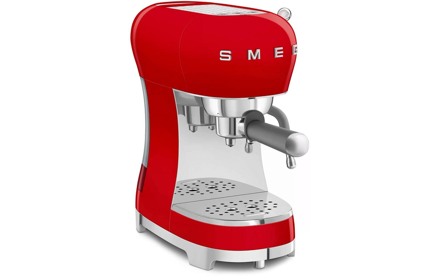 SMEG Siebträgermaschine 50's Style ECF02RDEU Rot