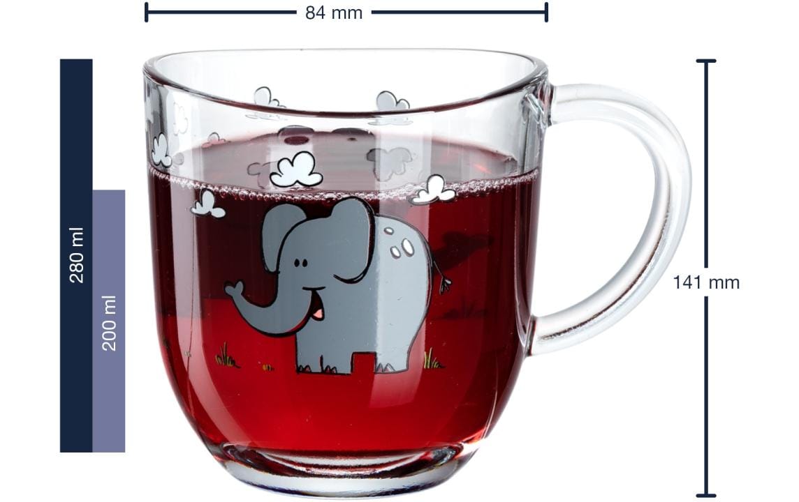 Leonardo Kindertasse Elefant 6-teilig