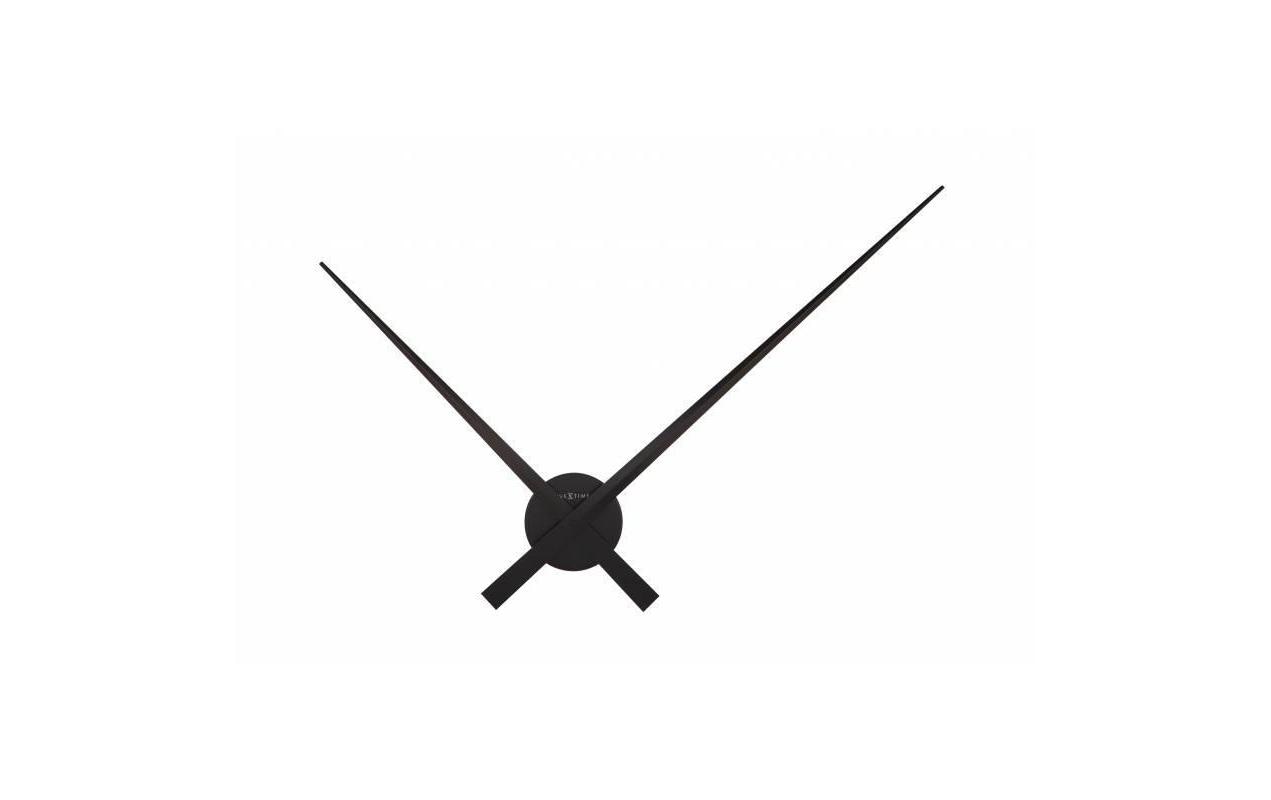 NeXtime Wanduhr Hands Ø 85 cm Schwarz