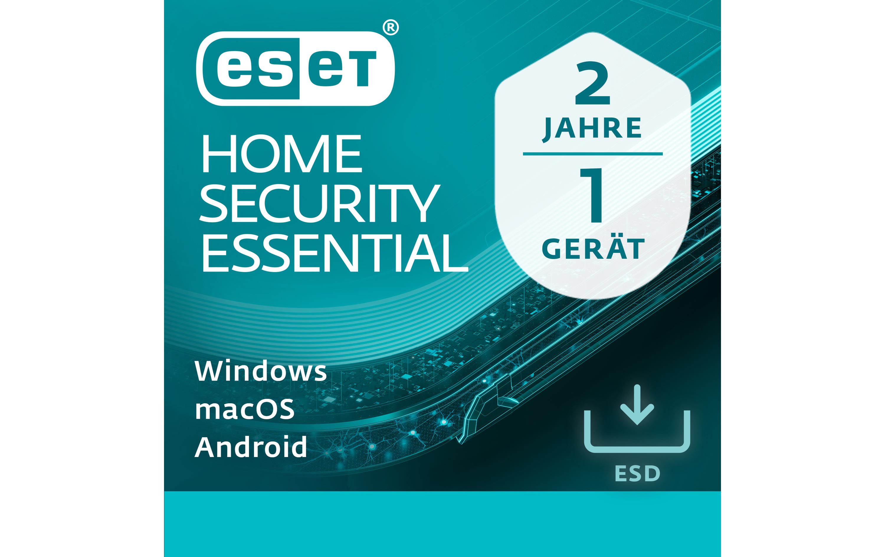 ESET HOME Security Essential ESD, Vollversion, 1 User, 2 Jahre