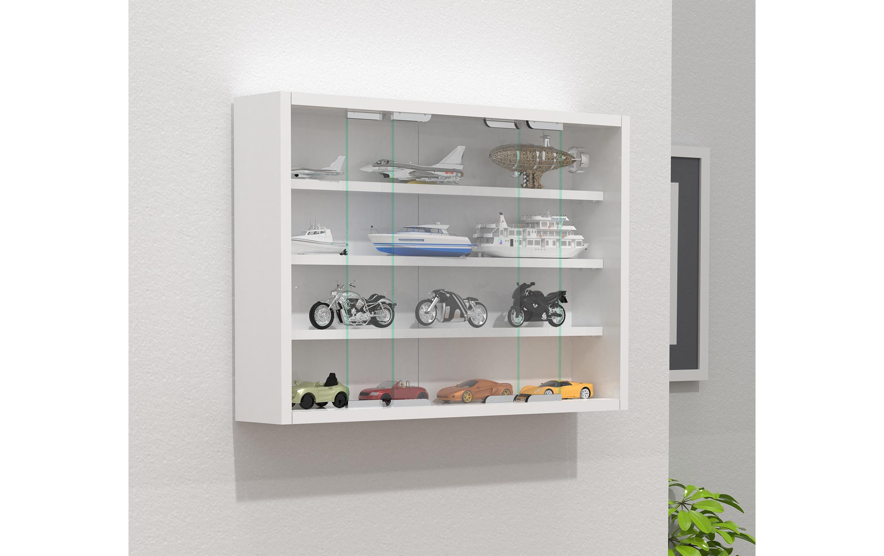 VCM Vitrine Agisa M 57 x 40 cm, Weiss