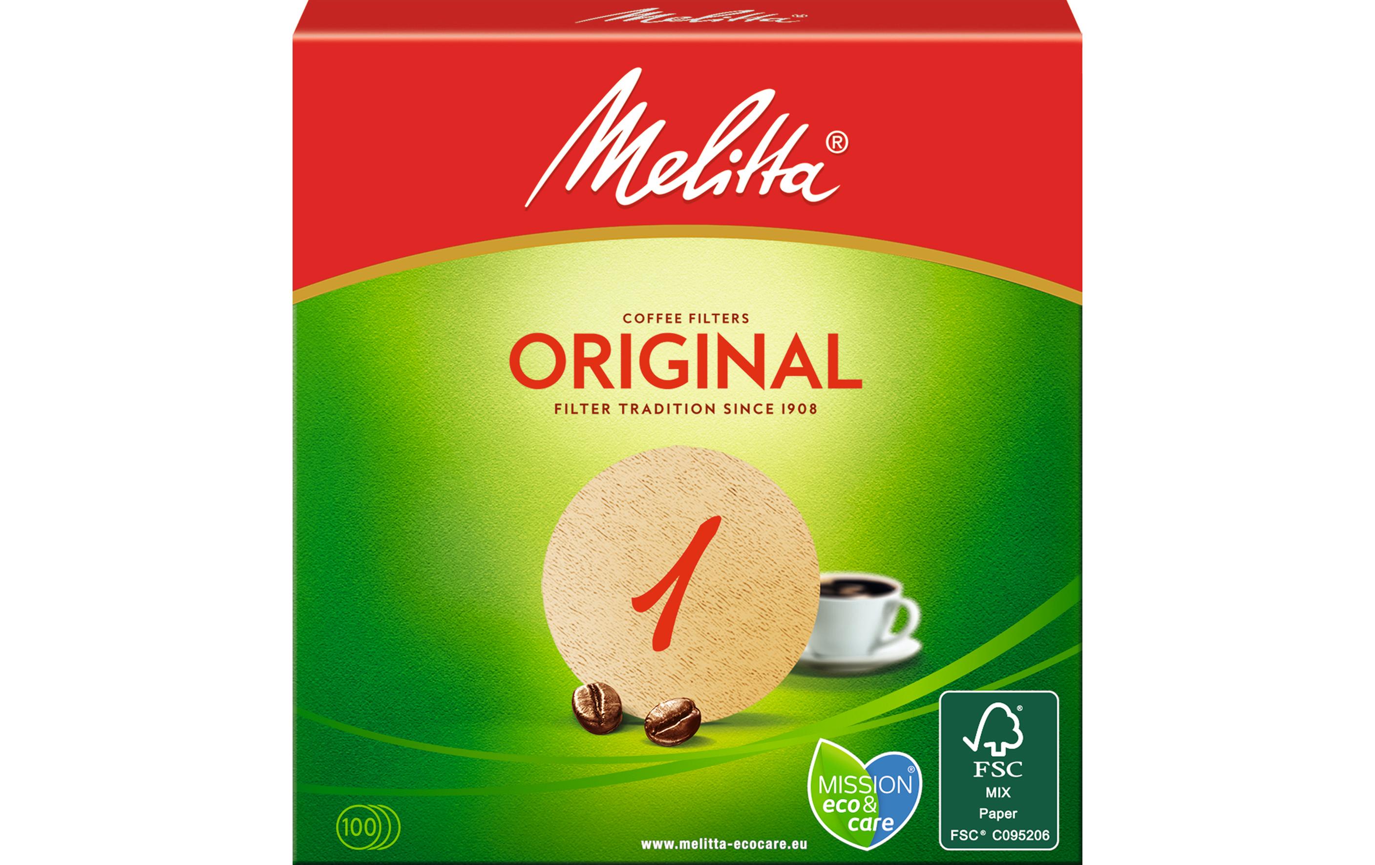 Melitta Filtertüte Original 1 100 Stück