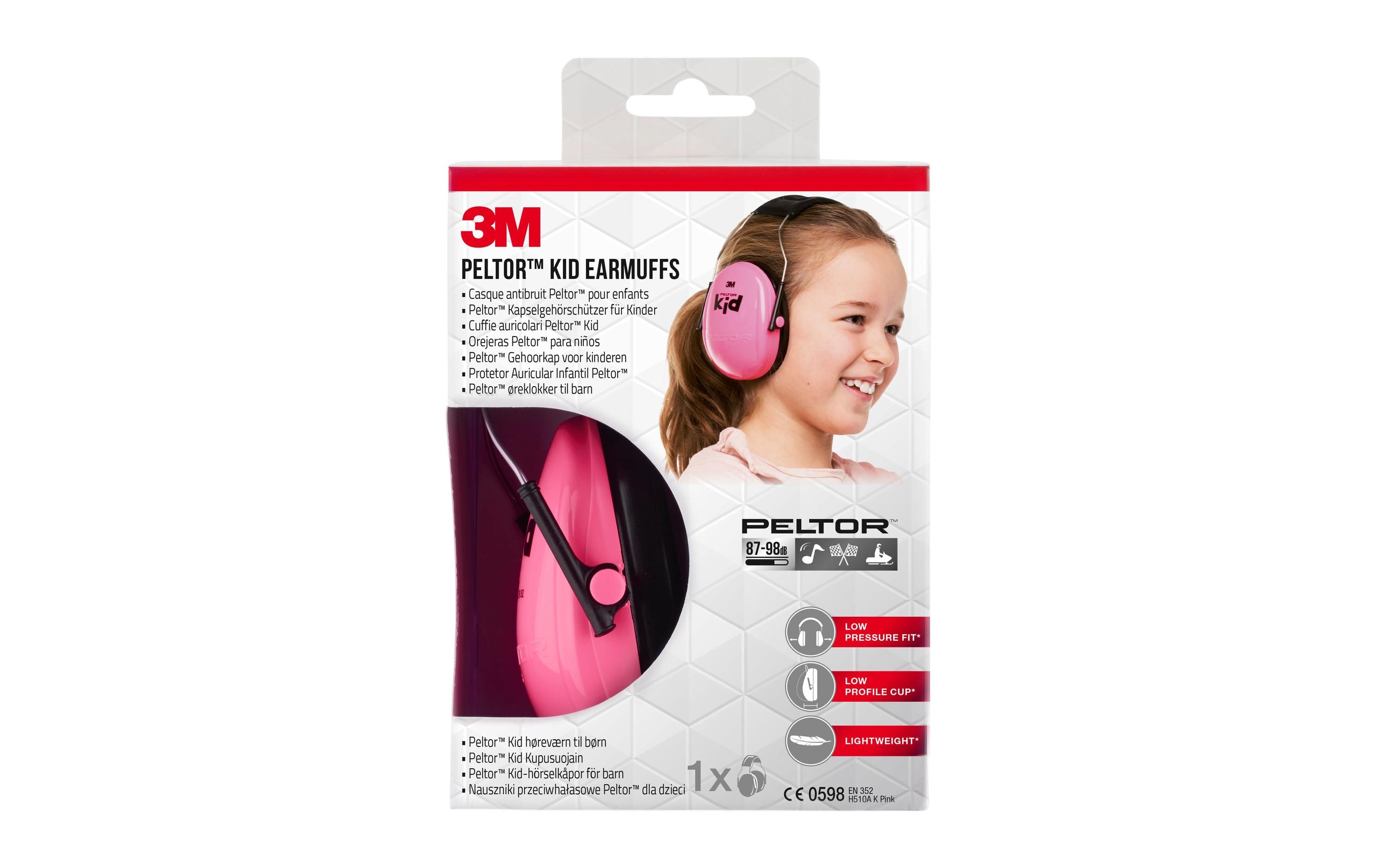 3M Gehörschutz Peltor Kids Pink